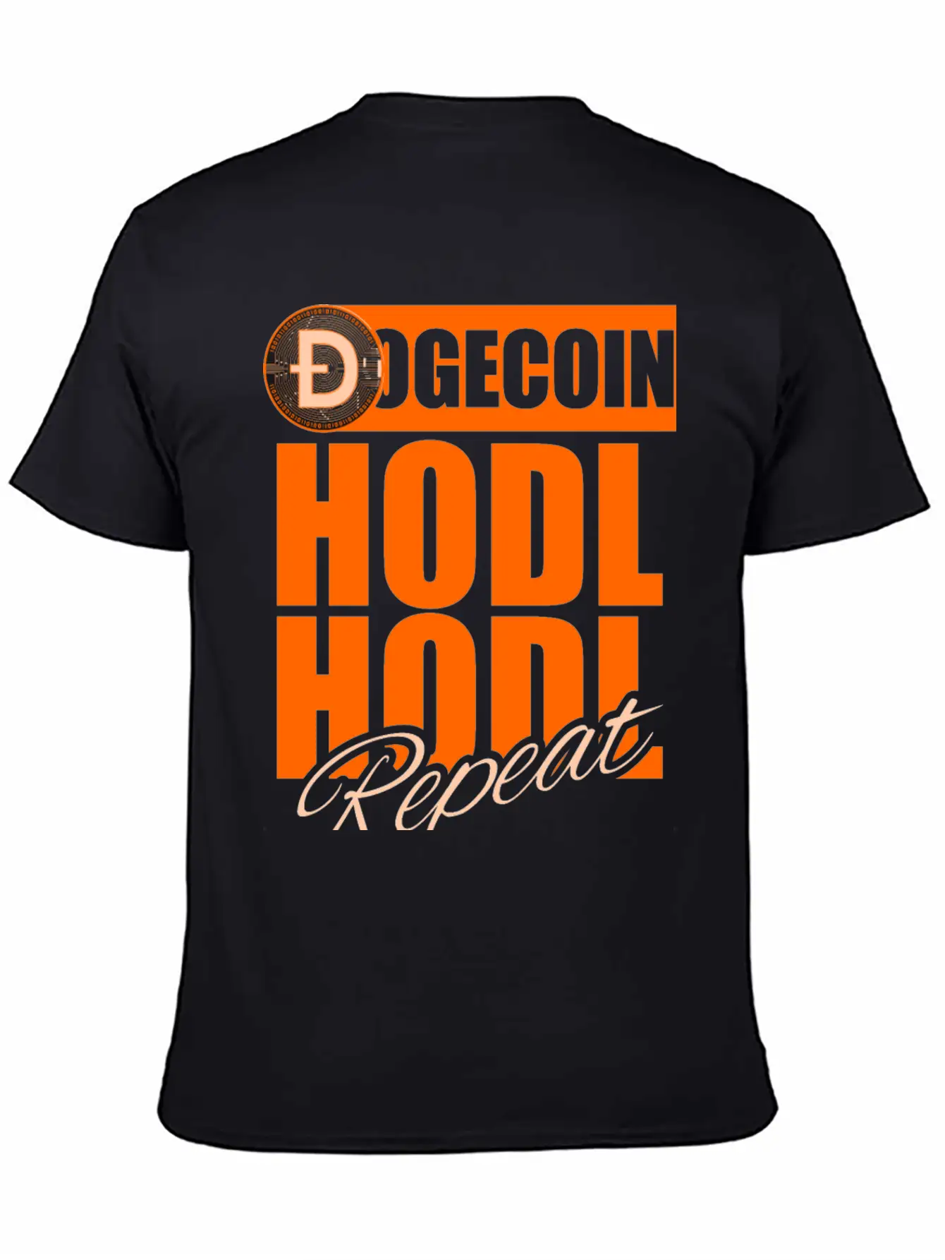 Funny Dogecoin Cryptocurrency For Hodl Hodler Unisex Short Sleeve Soft Cotton T-Shirt – Casual Everyday Wear
