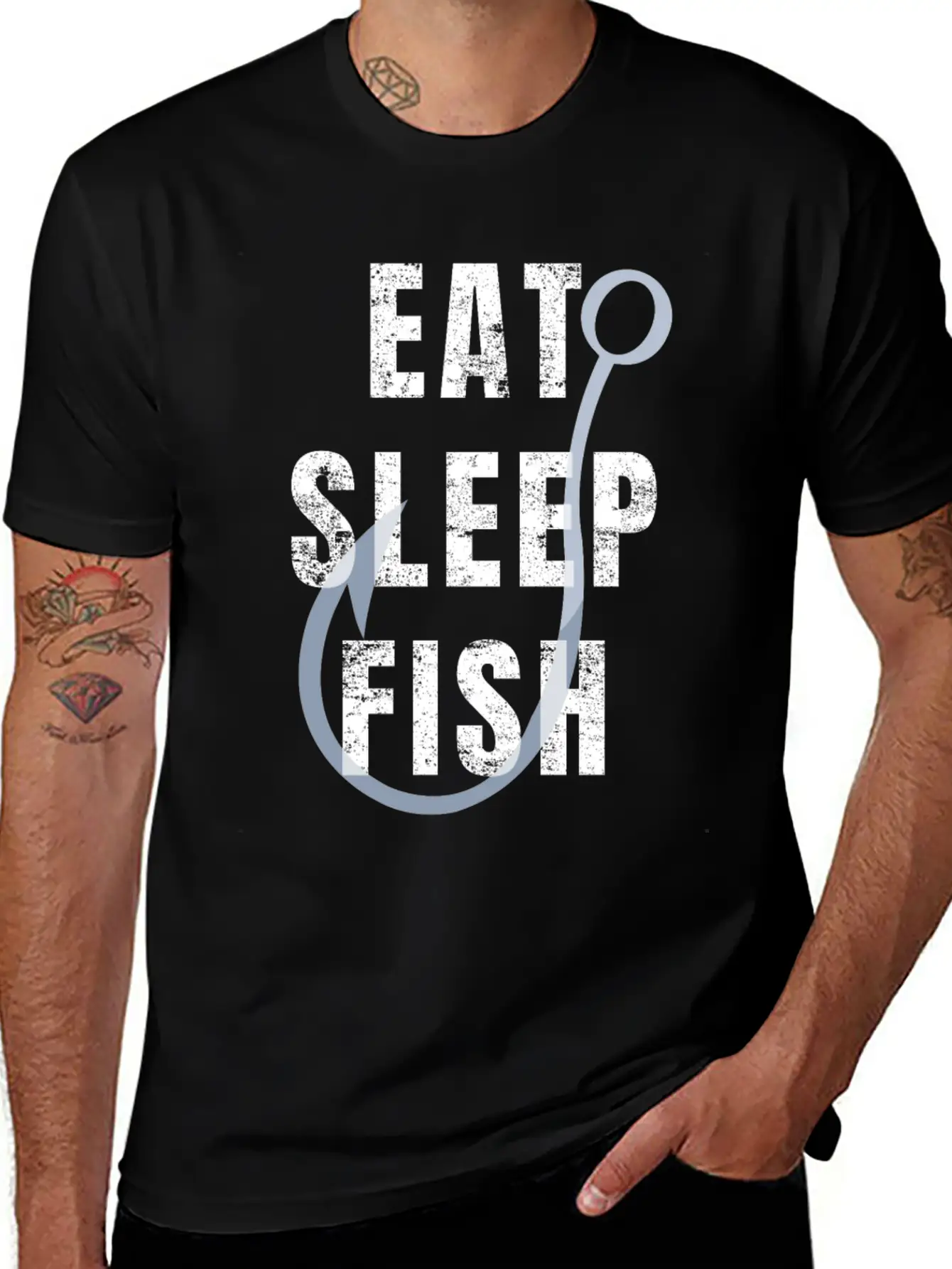 Funny Fishing Gift For Fisher Fish! Essential Unisex Summer Tee – Soft Cotton Casual Fit