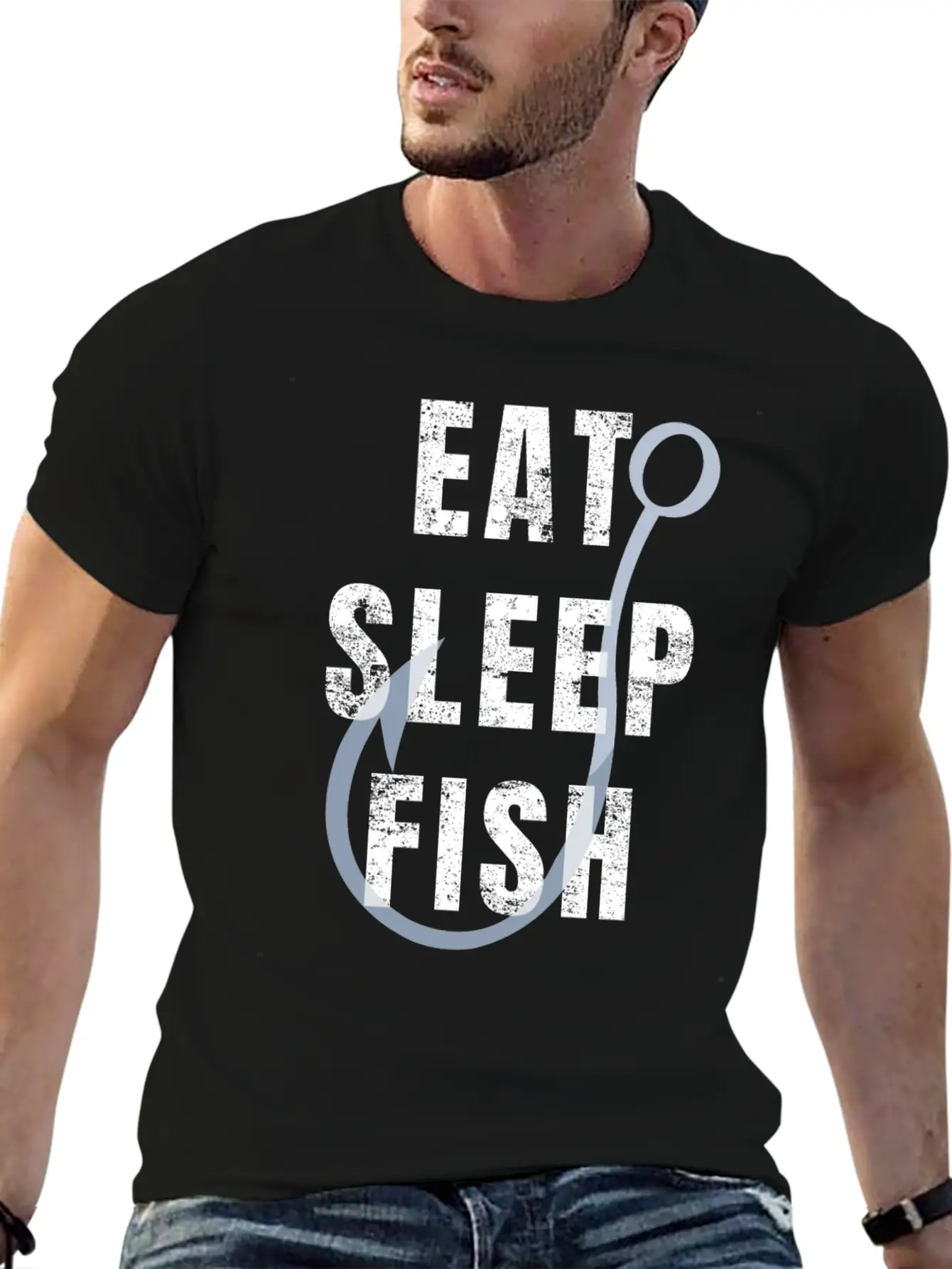 Funny Fishing Gift For Fisher Fish! Essential Unisex Summer Tee – Soft Cotton Casual Fit