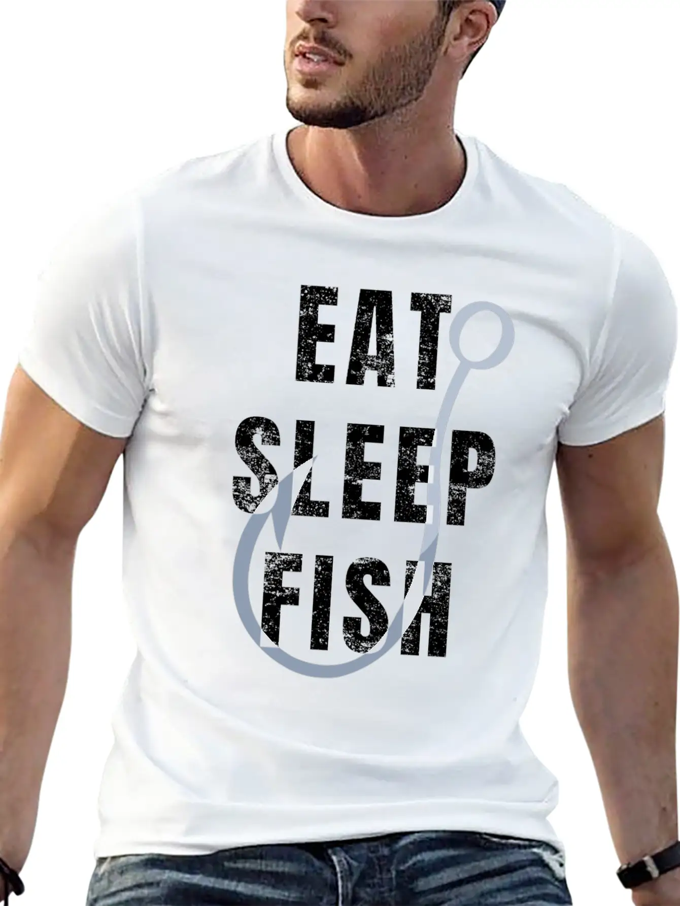 Funny Fishing Gift For Fisher Fish! Essential Unisex Summer Tee – Soft Cotton Casual Fit