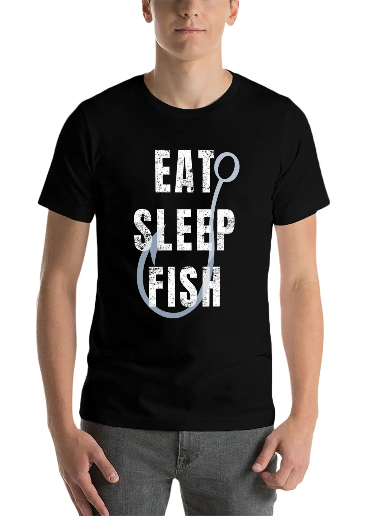 Funny Fishing Gift For Fisher Fish! Essential Unisex Summer Tee – Soft Cotton Casual Fit