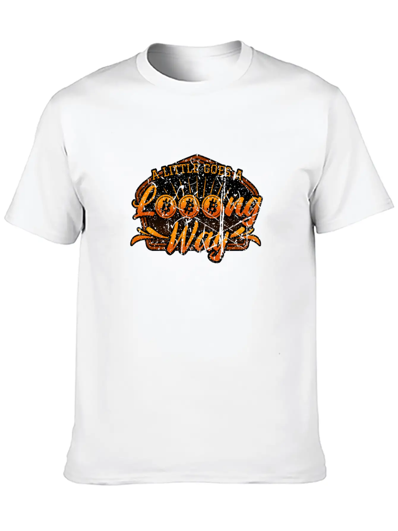 Funny Gift Bitcoin Crypto JUST Shirt Stylish Everyday T-Shirt – Unisex Basic Cotton Tee
