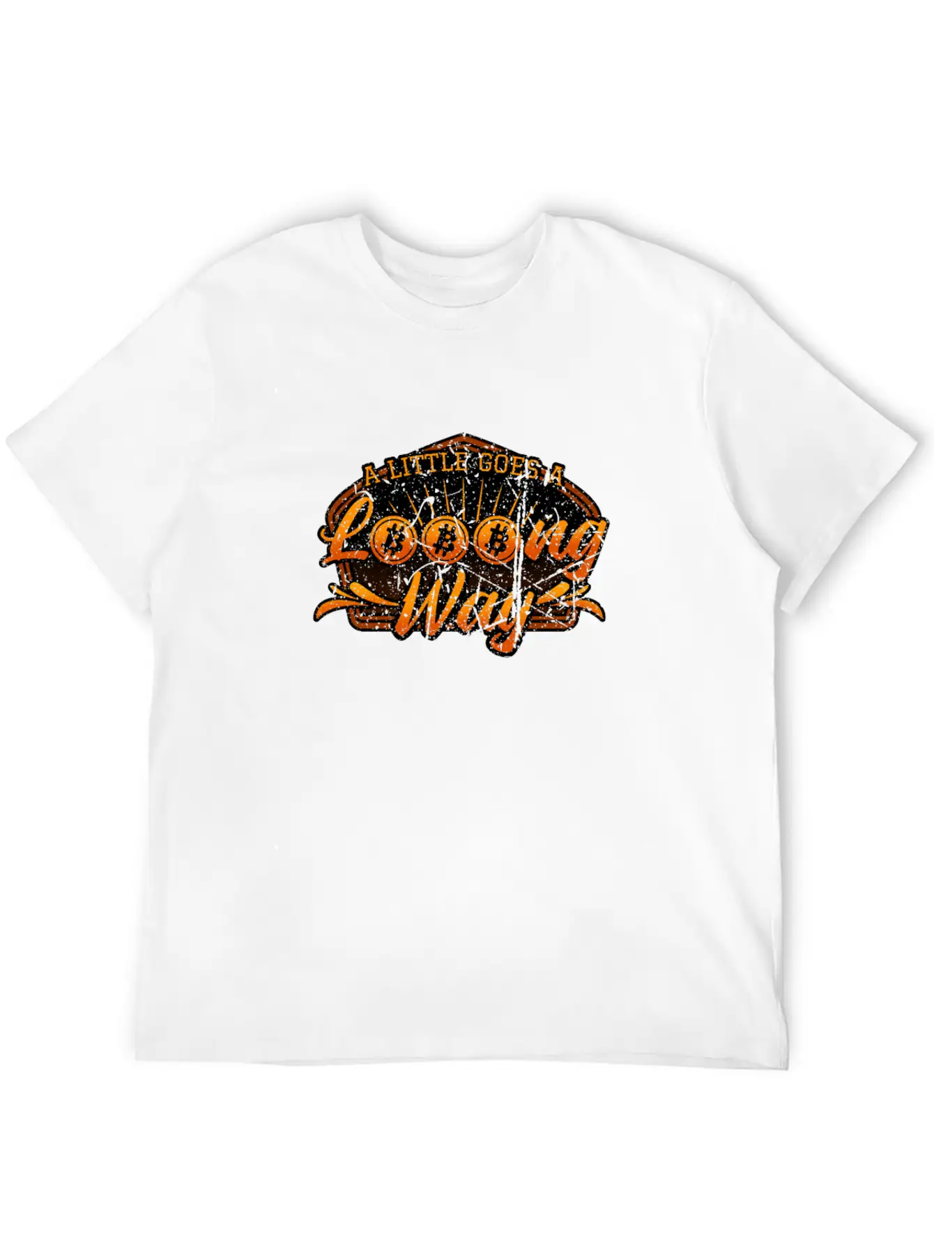 Funny Gift Bitcoin Crypto JUST Shirt Stylish Everyday T-Shirt – Unisex Basic Cotton Tee