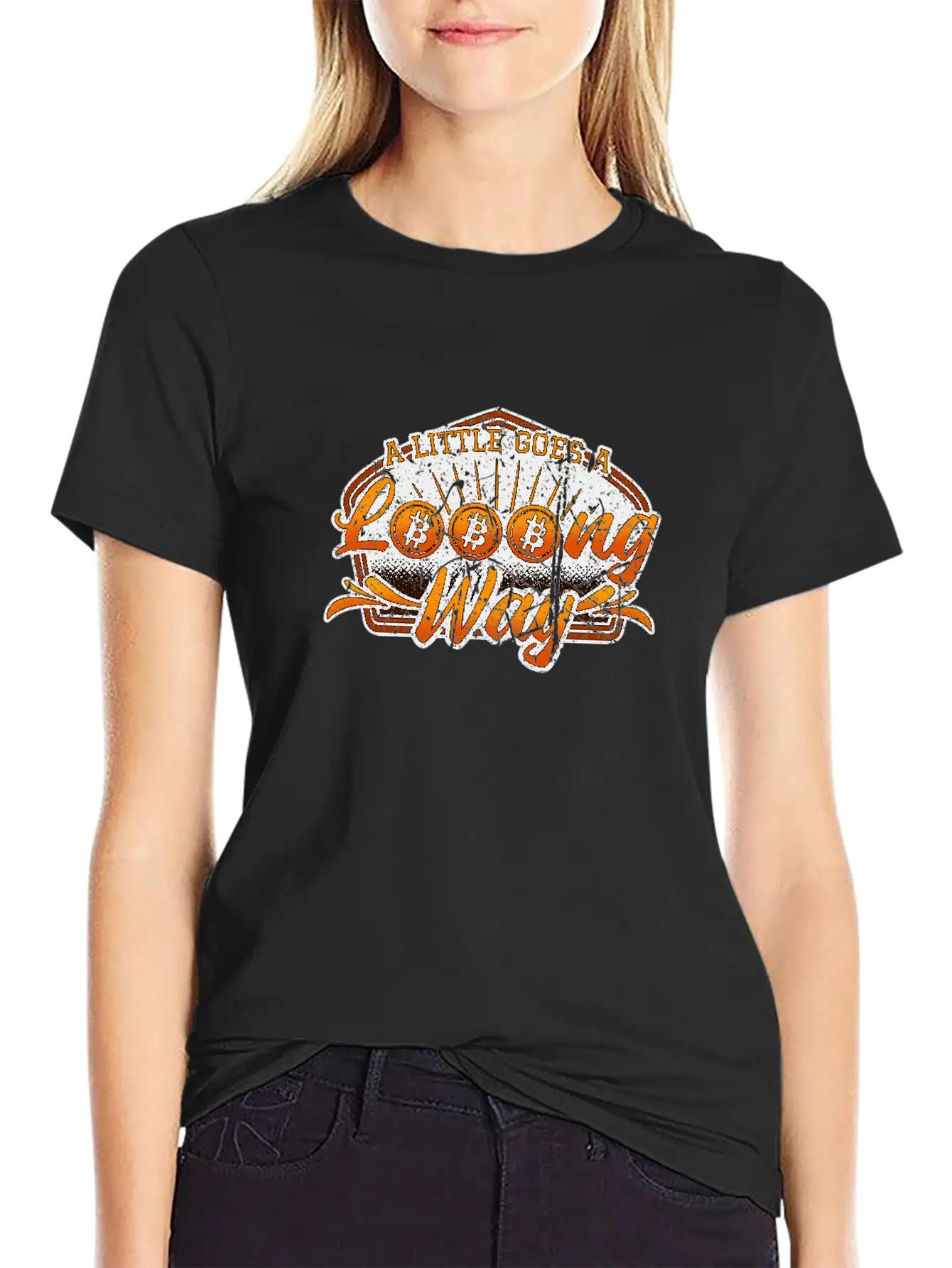 Funny Gift Bitcoin Crypto JUST Shirt Stylish Everyday T-Shirt – Unisex Basic Cotton Tee