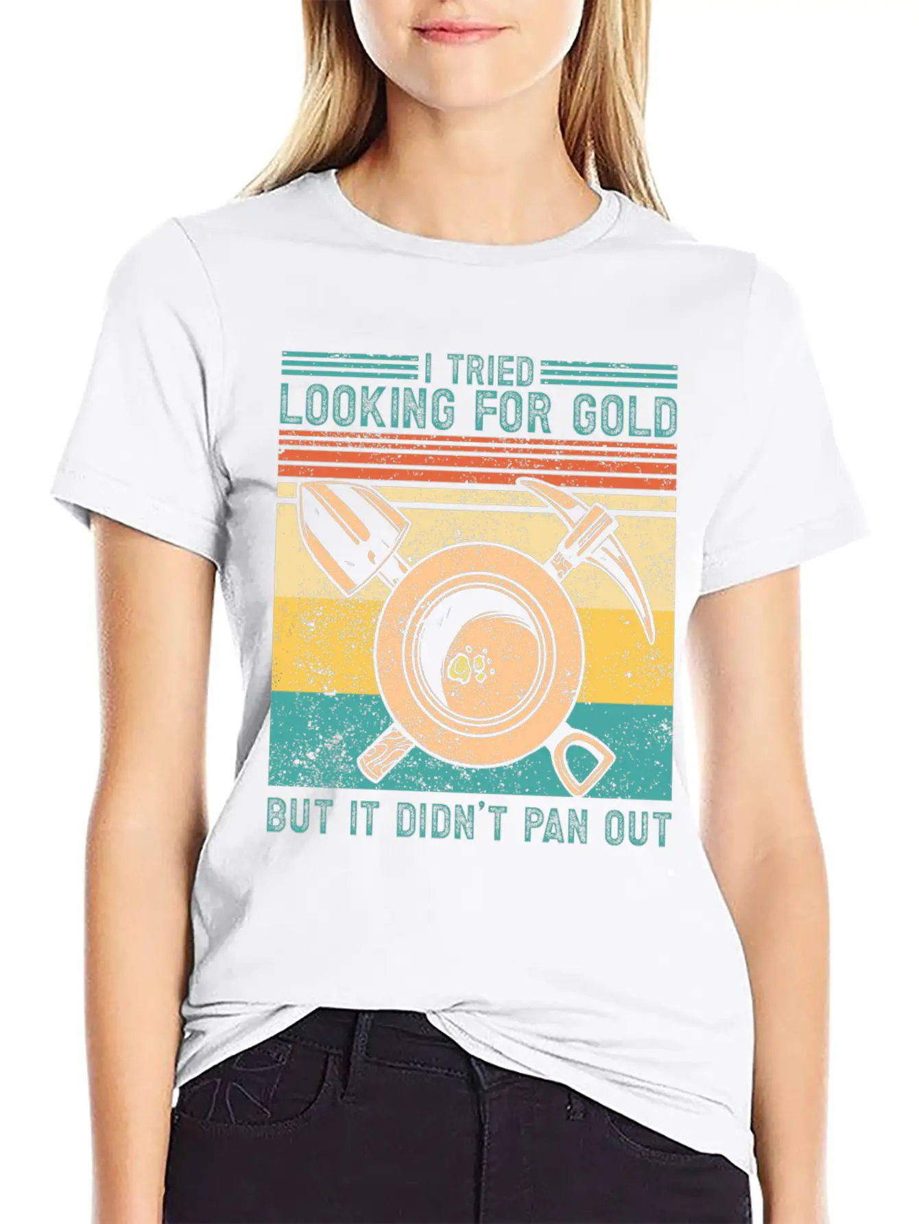 Funny Gold Panning Gold Prospectors Gold Miner Dig Timeless Short Sleeve Tee – Comfy And Minimalist Design