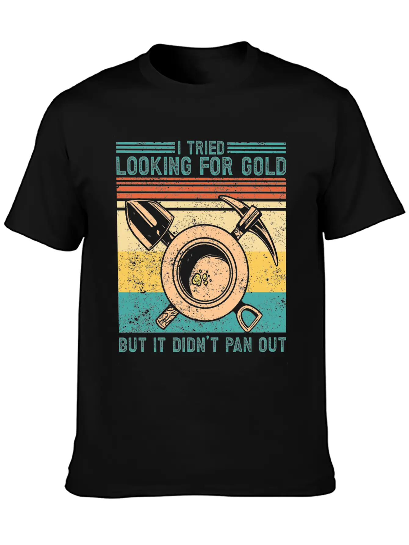 Funny Gold Panning Gold Prospectors Gold Miner Dig Timeless Short Sleeve Tee – Comfy And Minimalist Design