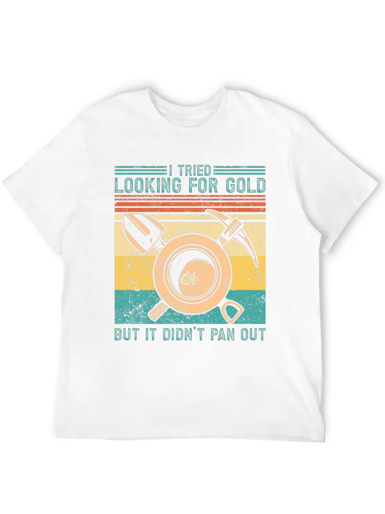 Funny Gold Panning Gold Prospectors Gold Miner Dig Timeless Short Sleeve Tee – Comfy And Minimalist Design