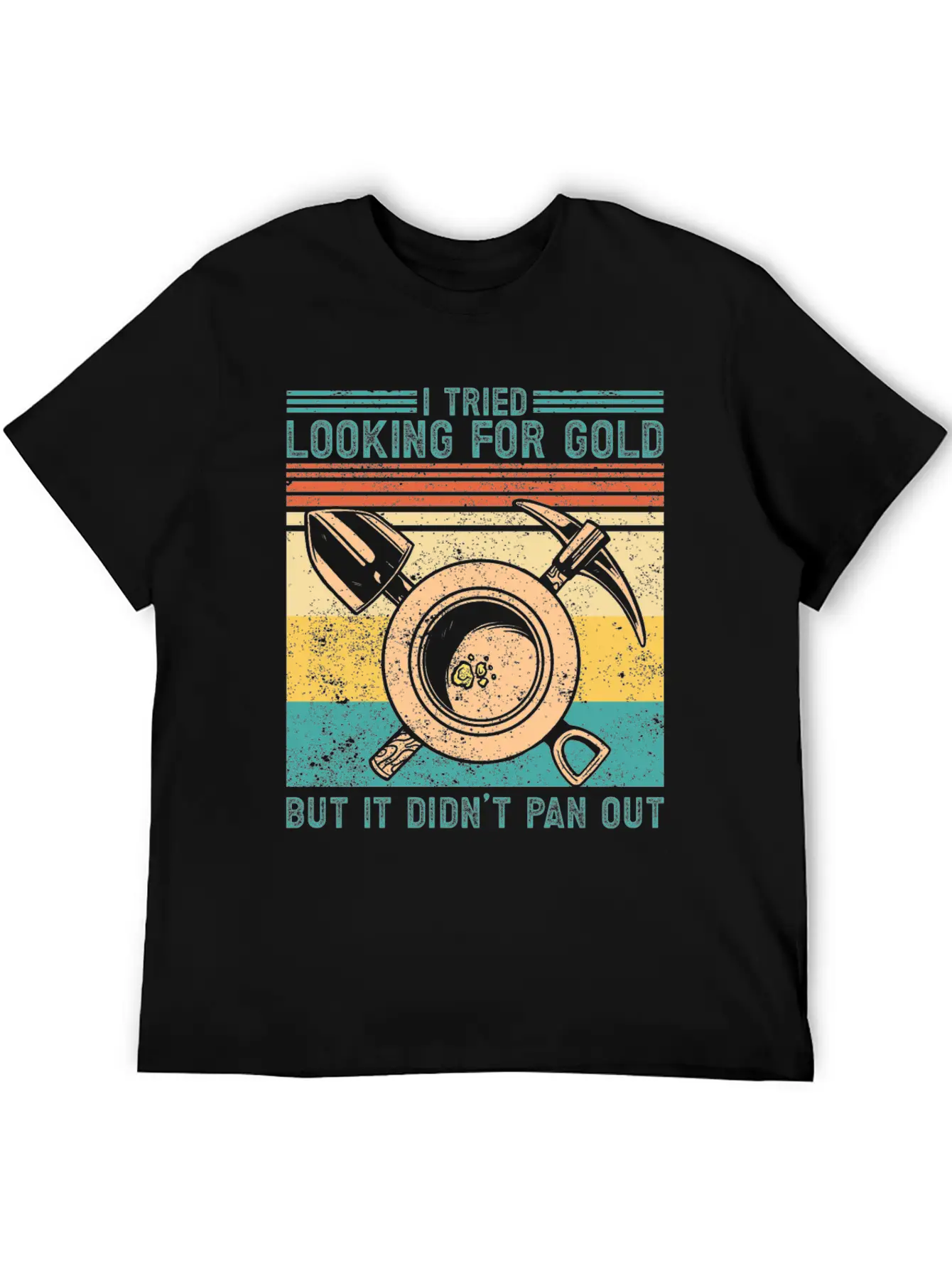 Funny Gold Panning Gold Prospectors Gold Miner Dig Timeless Short Sleeve Tee – Comfy And Minimalist Design