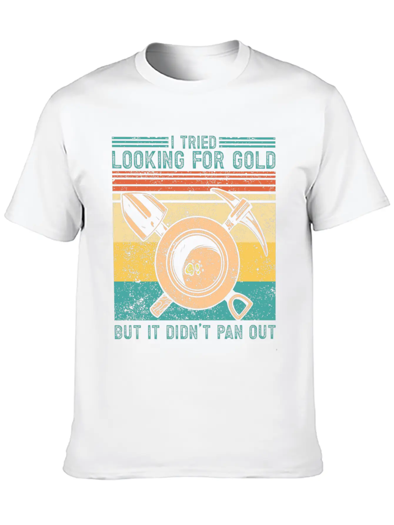 Funny Gold Panning Gold Prospectors Gold Miner Dig Timeless Short Sleeve Tee – Comfy And Minimalist Design