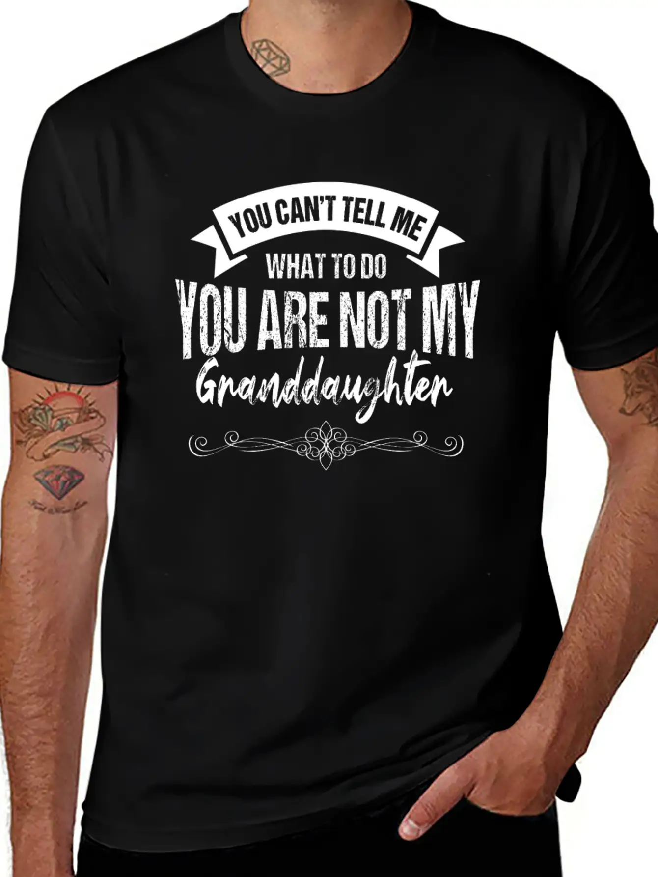 Funny Grandfather Granddaughter Outfit, Grandpa Timeless Short Sleeve Tee – Comfy And Minimalist Design