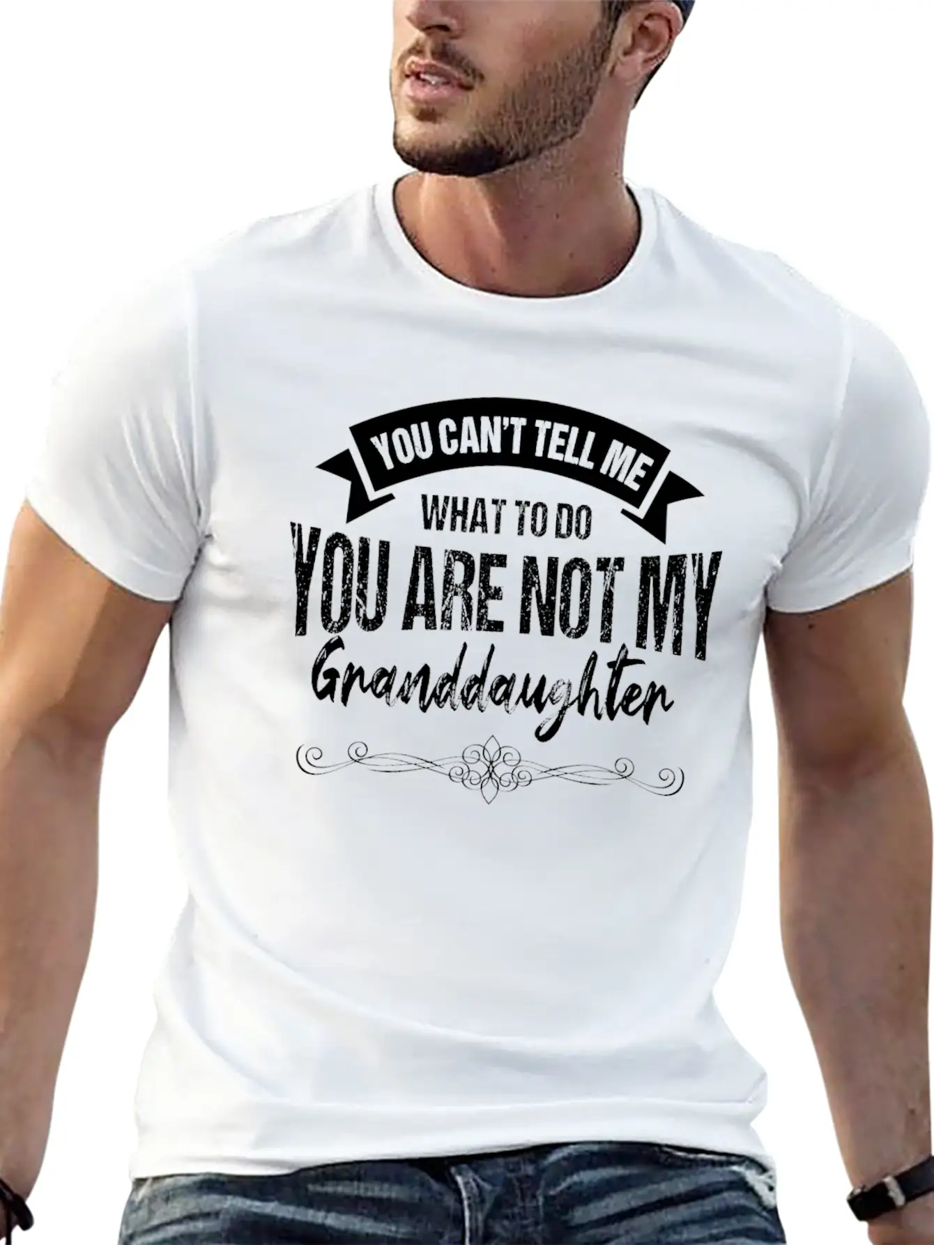 Funny Grandfather Granddaughter Outfit, Grandpa Timeless Short Sleeve Tee – Comfy And Minimalist Design