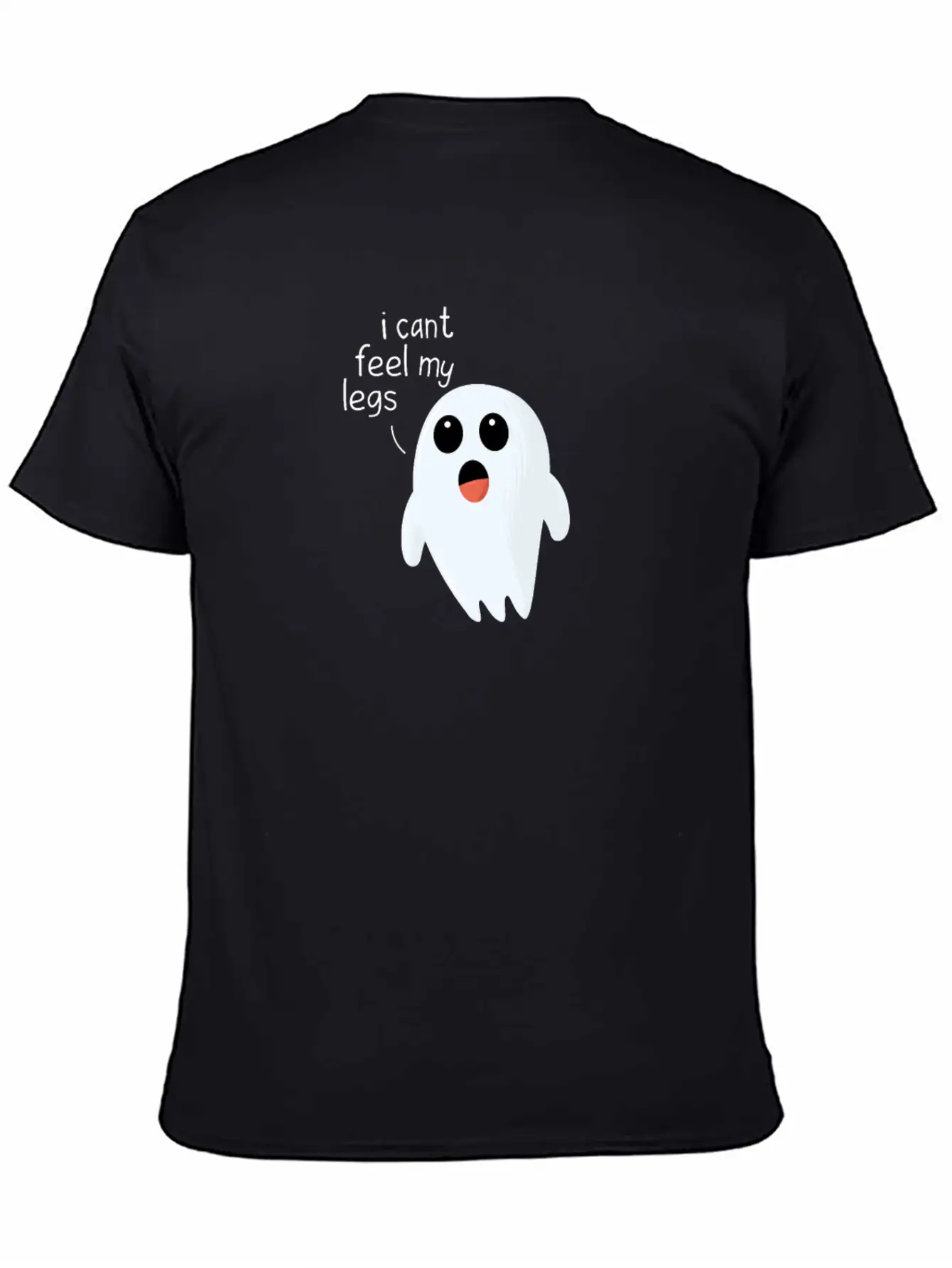 Funny Halloween Product Ghost - I Can't Feel My Timeless Short Sleeve Tee – Comfy And Minimalist Design