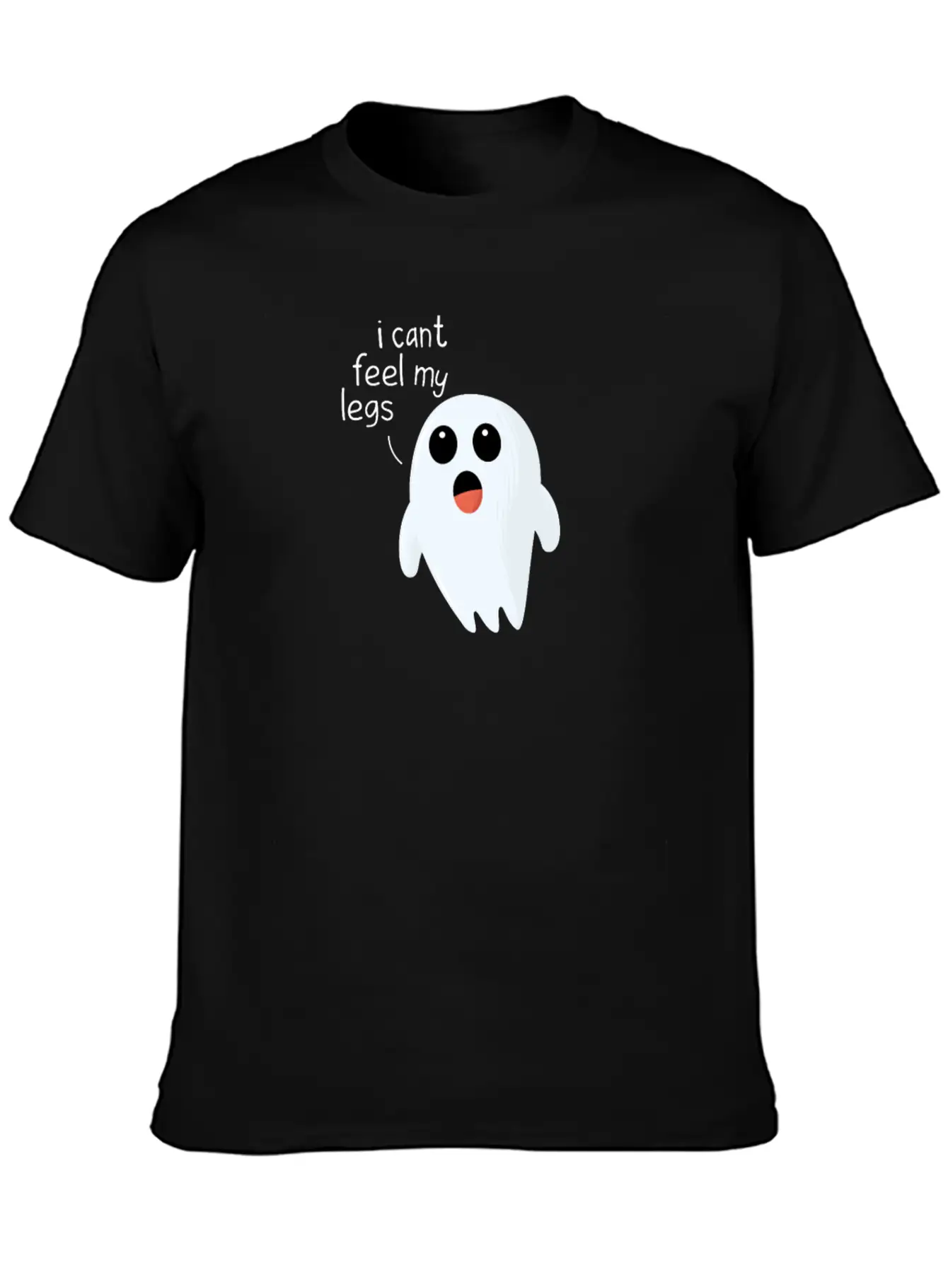 Funny Halloween Product Ghost - I Can't Feel My Timeless Short Sleeve Tee – Comfy And Minimalist Design