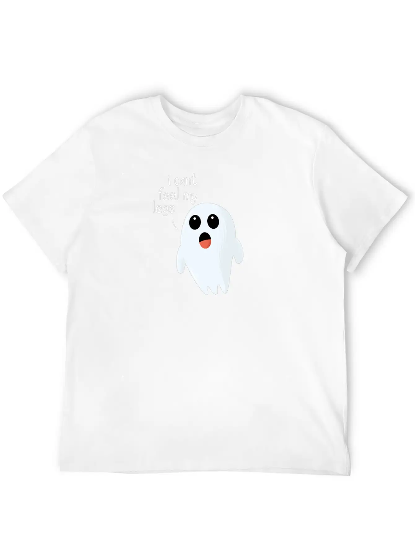 Funny Halloween Product Ghost - I Can't Feel My Timeless Short Sleeve Tee – Comfy And Minimalist Design