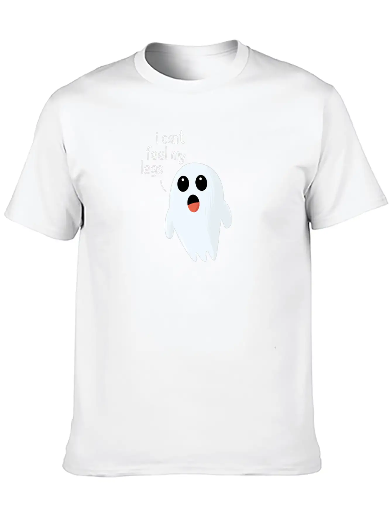 Funny Halloween Product Ghost - I Can't Feel My Timeless Short Sleeve Tee – Comfy And Minimalist Design