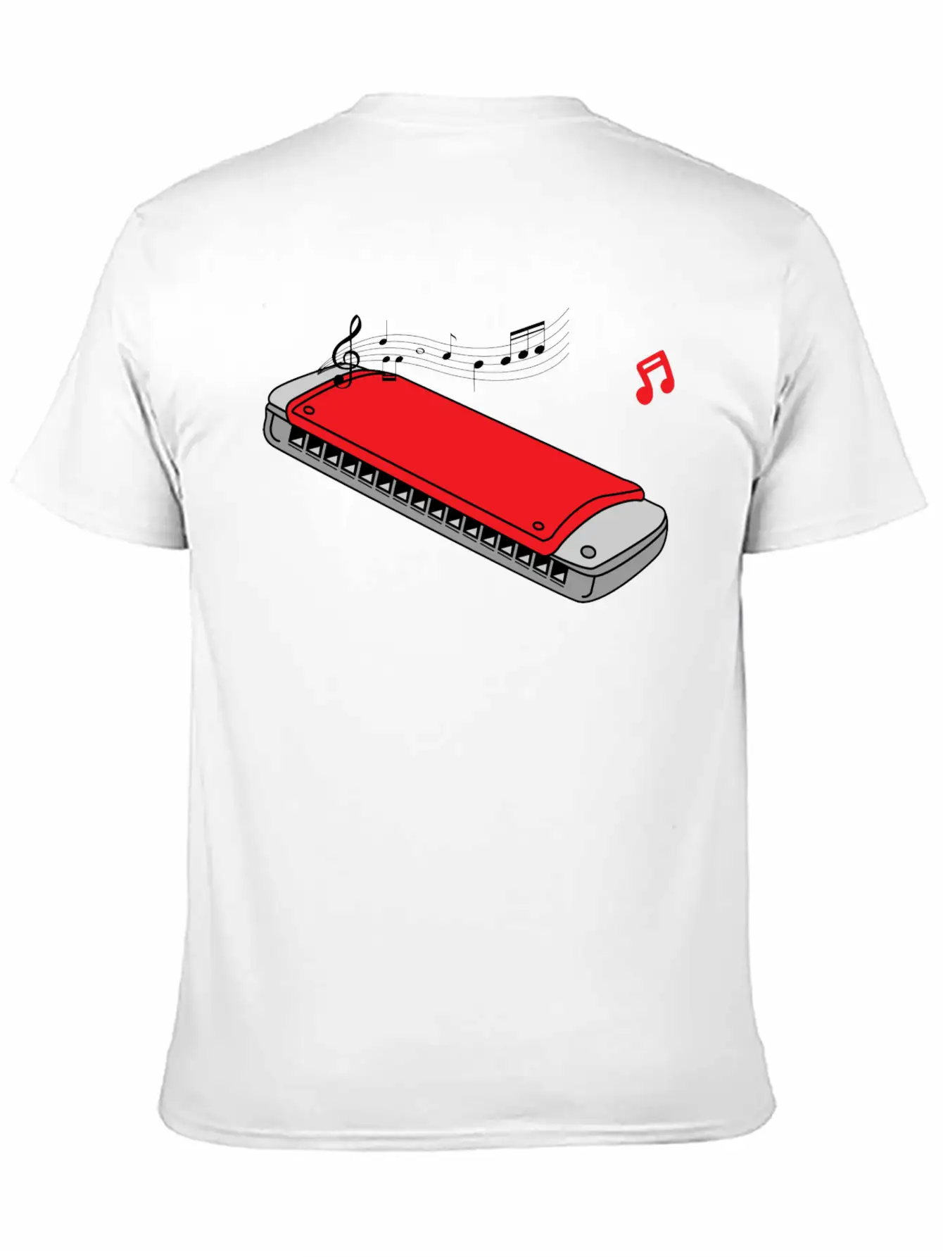 Funny Harmonica ,music,blues,folk,classical,jazz Essential Unisex Summer Tee – Soft Cotton Casual Fit