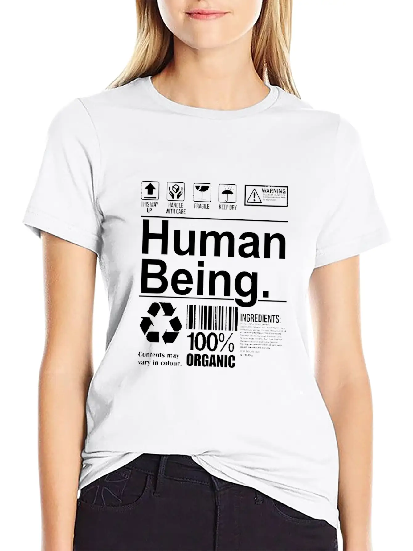 Funny Human Being Gift Essential Unisex Summer Tee – Soft Cotton Casual Fit