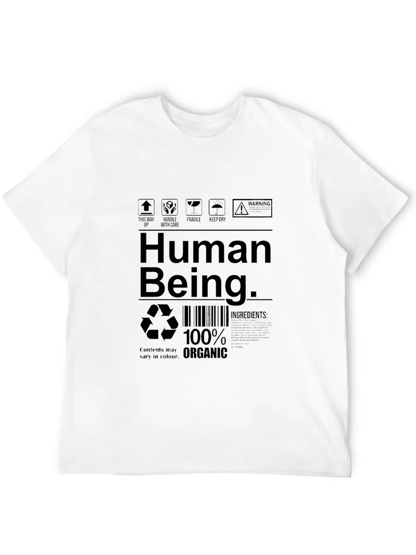 Funny Human Being Gift Essential Unisex Summer Tee – Soft Cotton Casual Fit