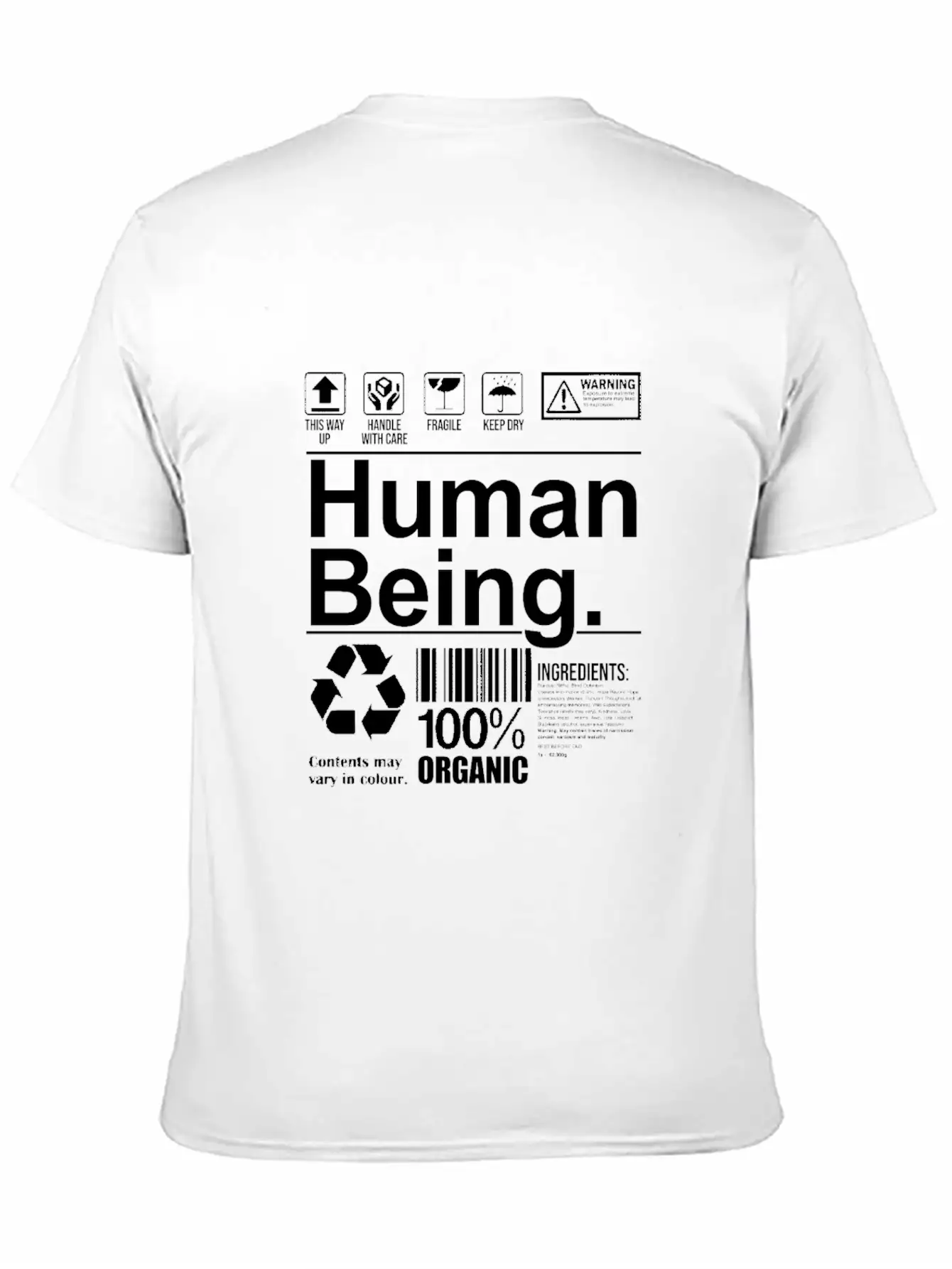 Funny Human Being Gift Essential Unisex Summer Tee – Soft Cotton Casual Fit