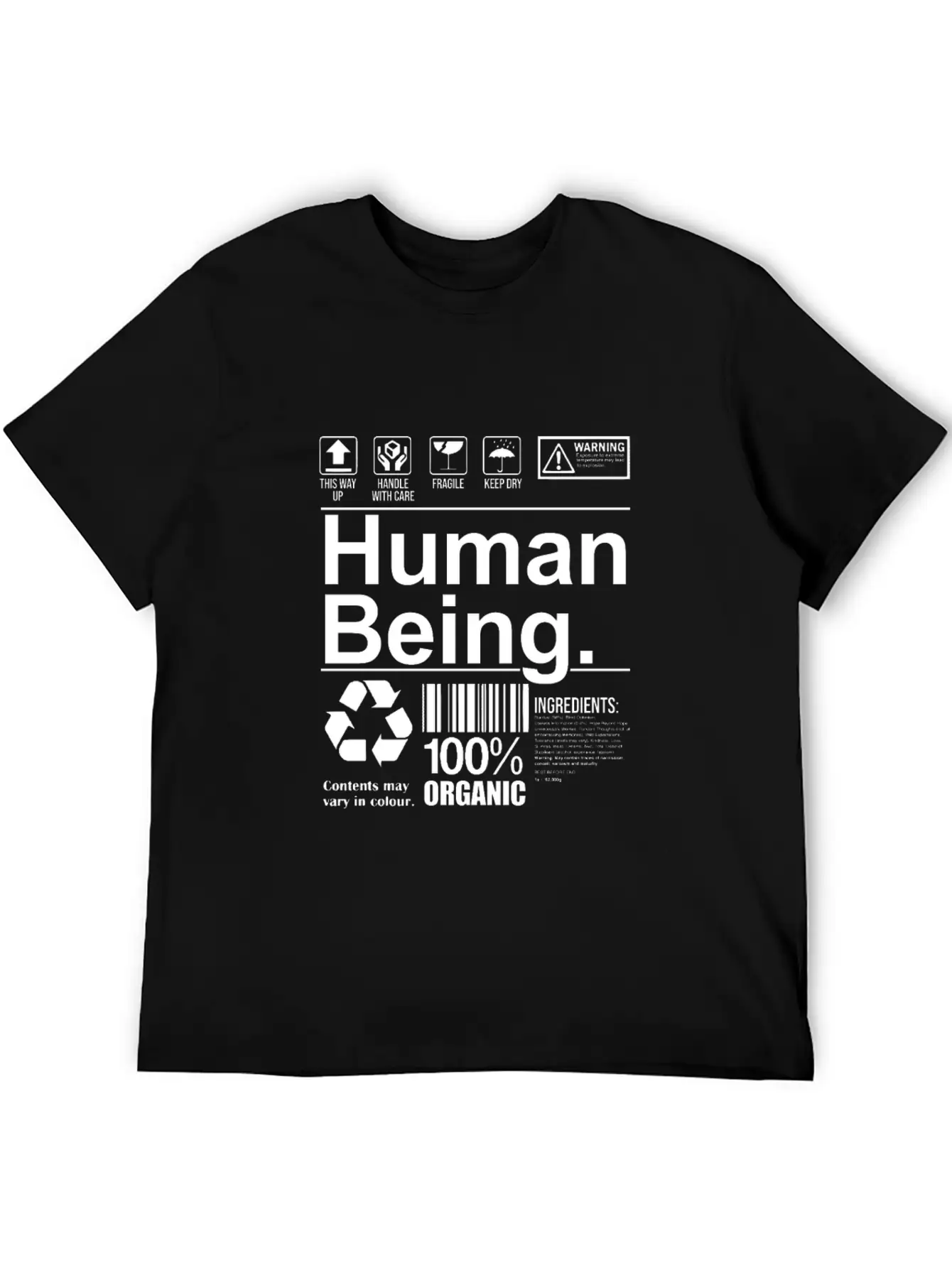 Funny Human Being Gift Essential Unisex Summer Tee – Soft Cotton Casual Fit