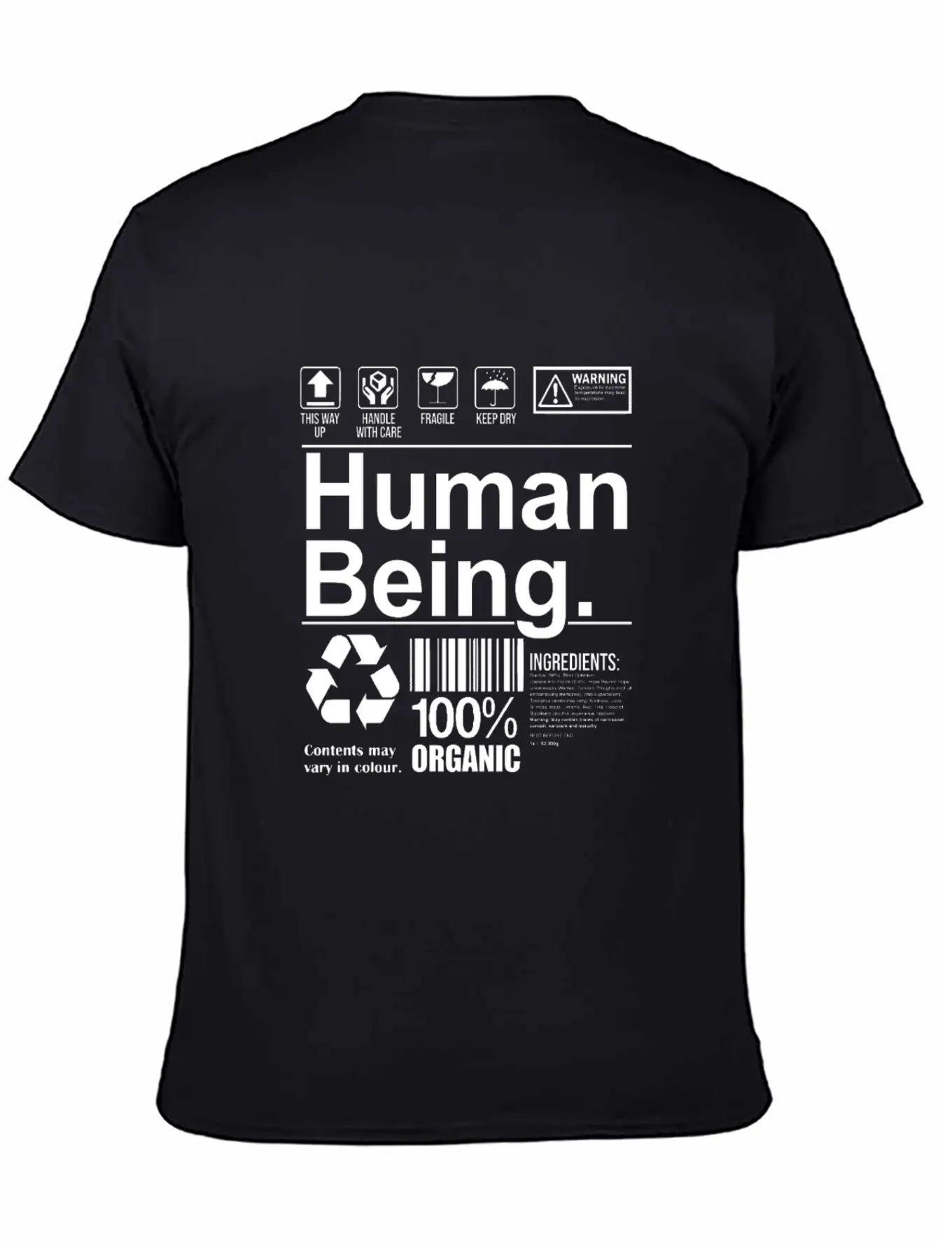 Funny Human Being Gift Essential Unisex Summer Tee – Soft Cotton Casual Fit