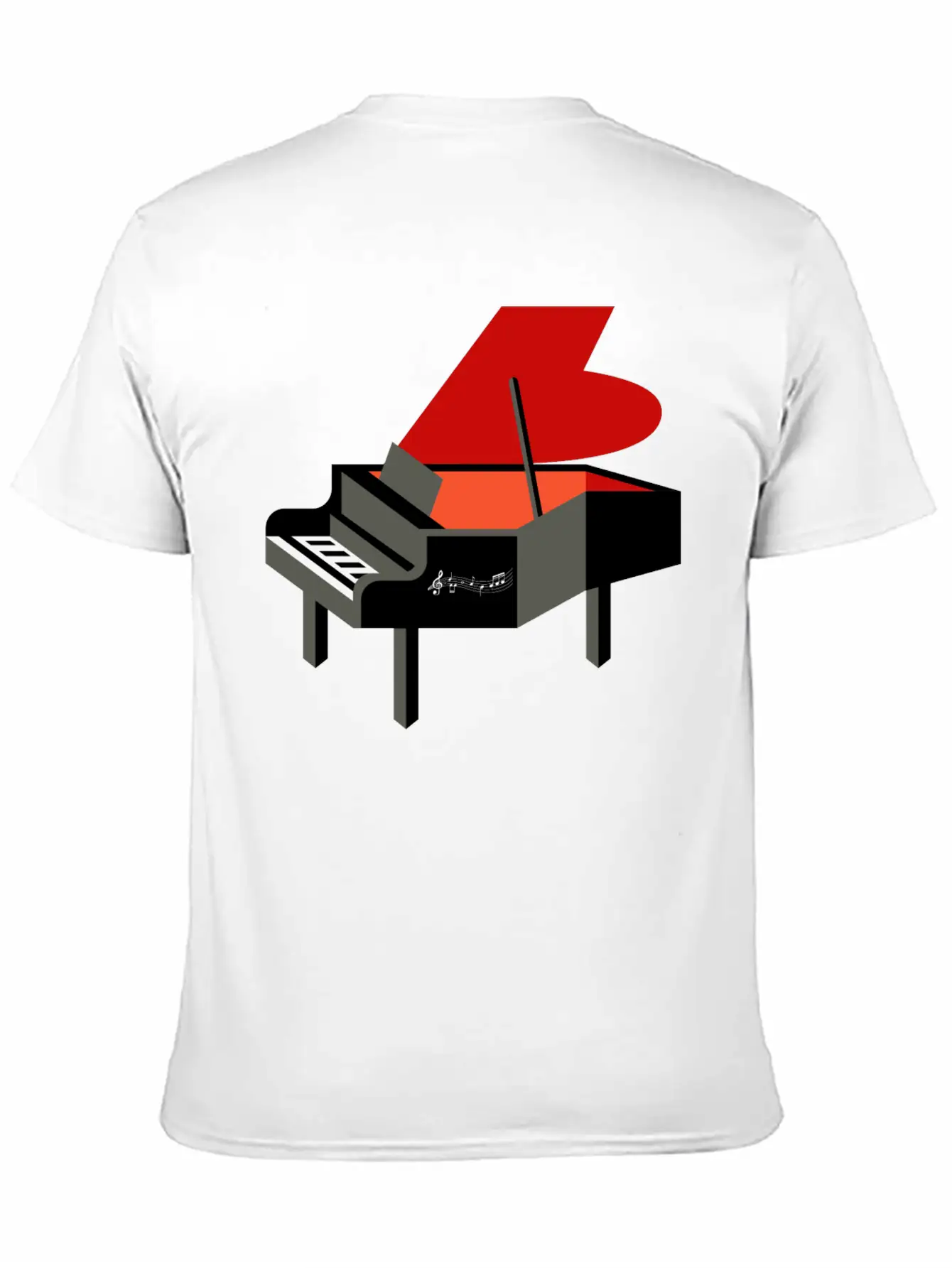 Funny Keyboard Player Pianist Stylish Everyday T-Shirt – Unisex Basic Cotton Tee