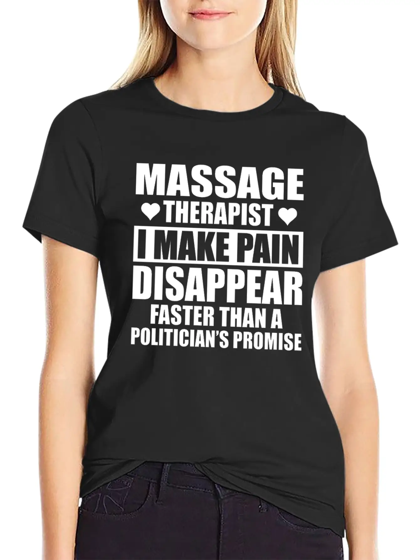 Funny Massage Therapist Design Stylish Everyday T-Shirt – Unisex Basic Cotton Tee
