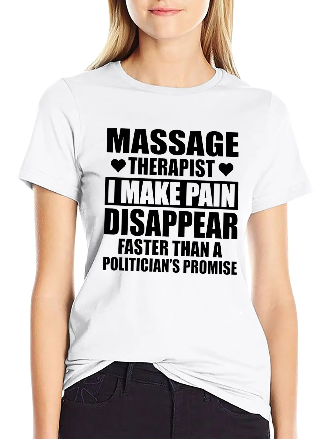 Funny Massage Therapist Design Stylish Everyday T-Shirt – Unisex Basic Cotton Tee
