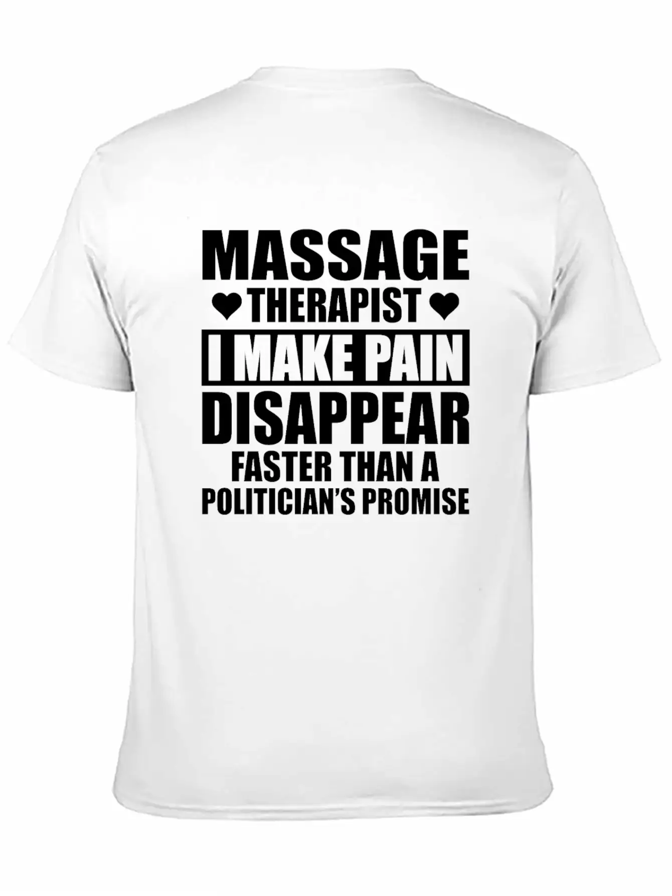 Funny Massage Therapist Design Stylish Everyday T-Shirt – Unisex Basic Cotton Tee