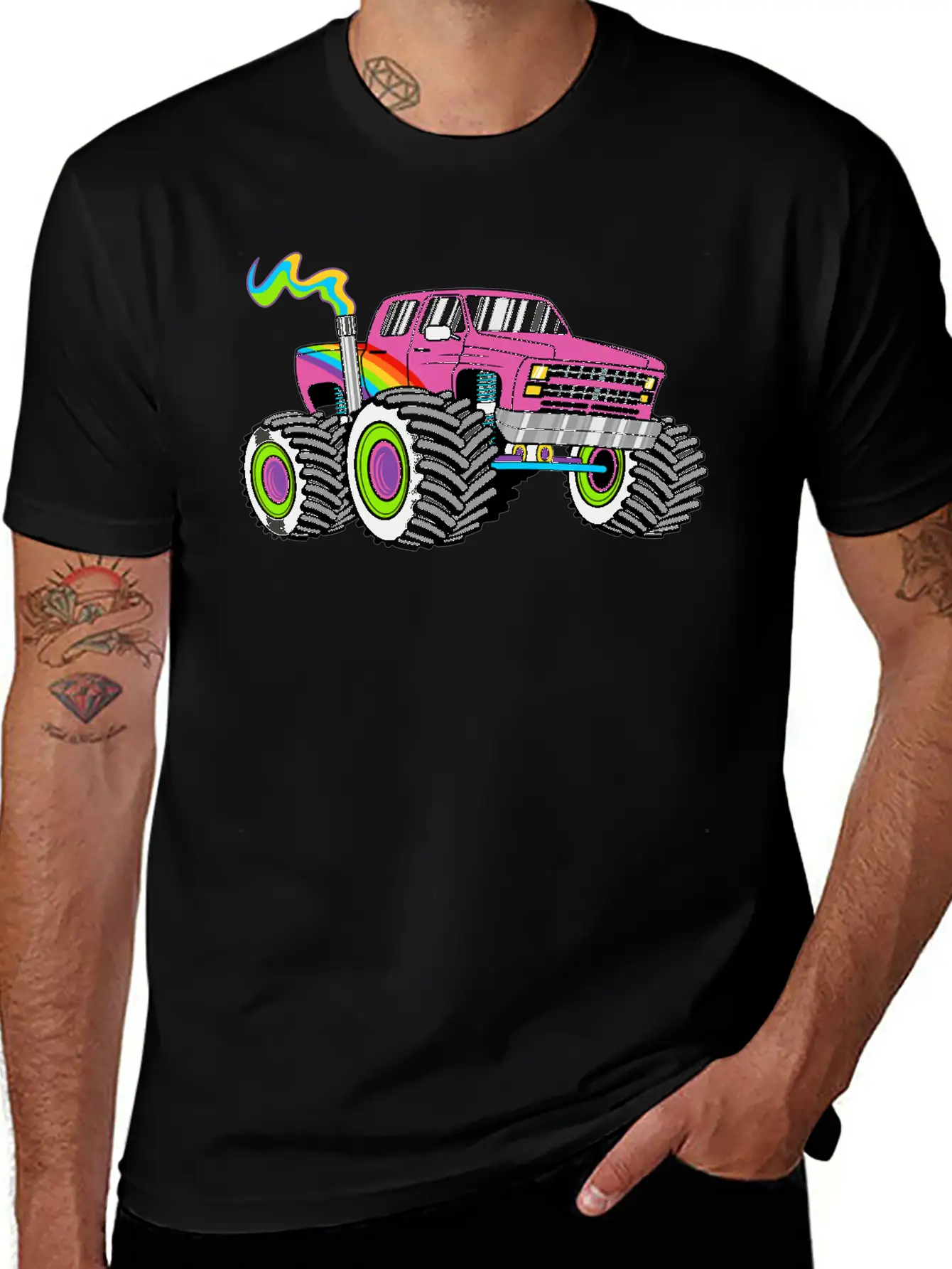 Funny Monster Truck Bigfoot Lover Gift For Women Timeless Short Sleeve Tee – Comfy And Minimalist Design