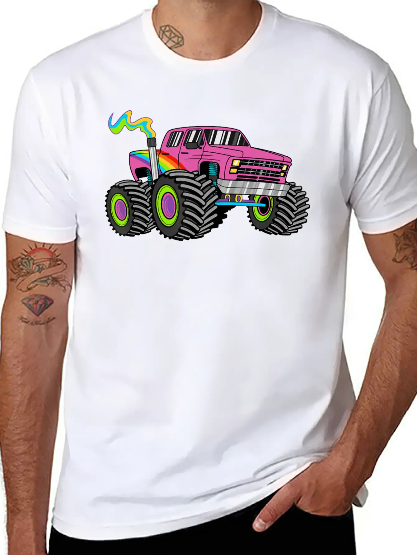 Funny Monster Truck Bigfoot Lover Gift For Women Timeless Short Sleeve Tee – Comfy And Minimalist Design