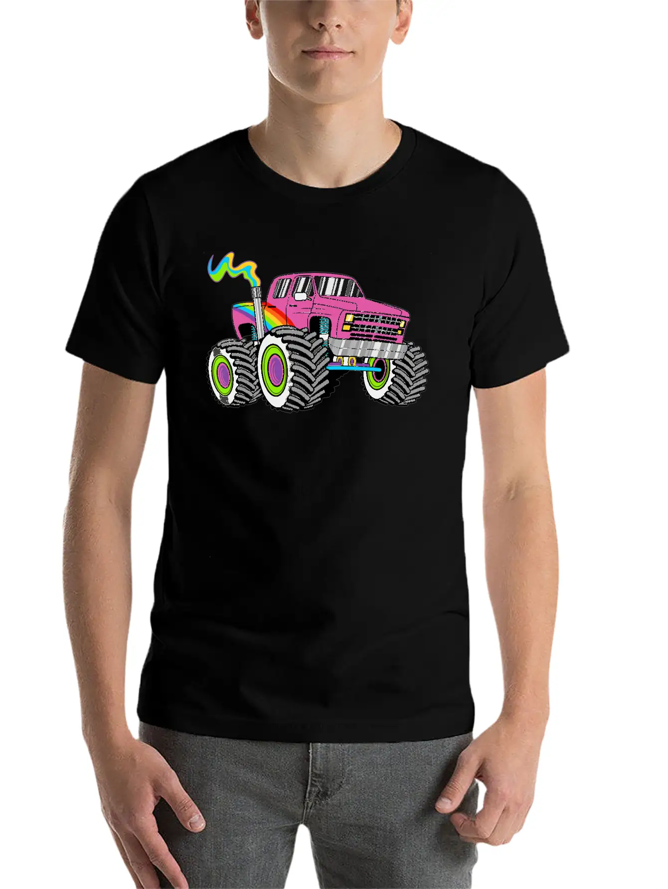 Funny Monster Truck Bigfoot Lover Gift For Women Timeless Short Sleeve Tee – Comfy And Minimalist Design