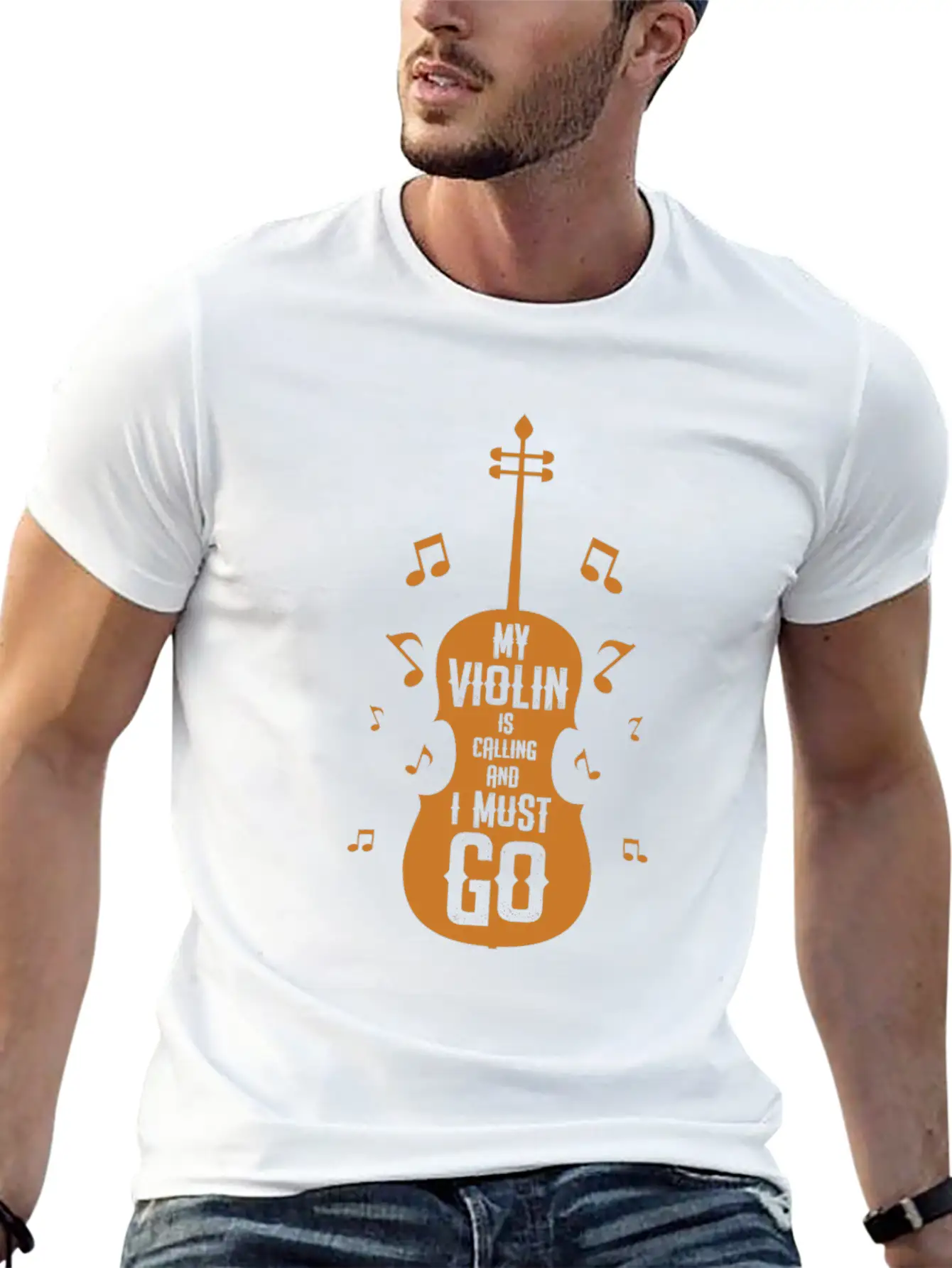 Funny My Violin Is Calling Gift Timeless Short Sleeve Tee – Comfy And Minimalist Design
