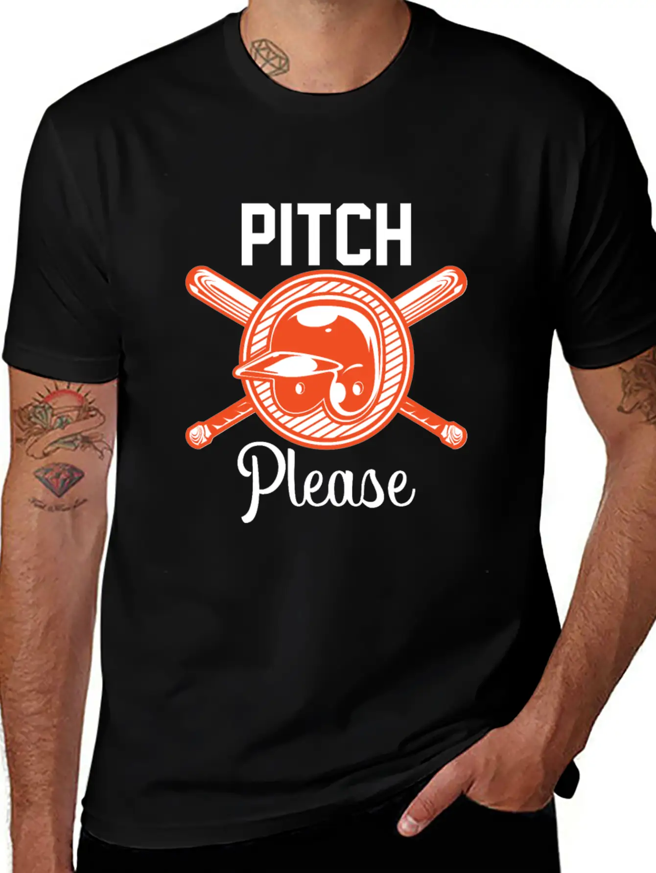 Funny Pitch Please Baseball Pun Baseball Fans Gift Comfortable Minimalist Graphic Tee – Summer Style Essential