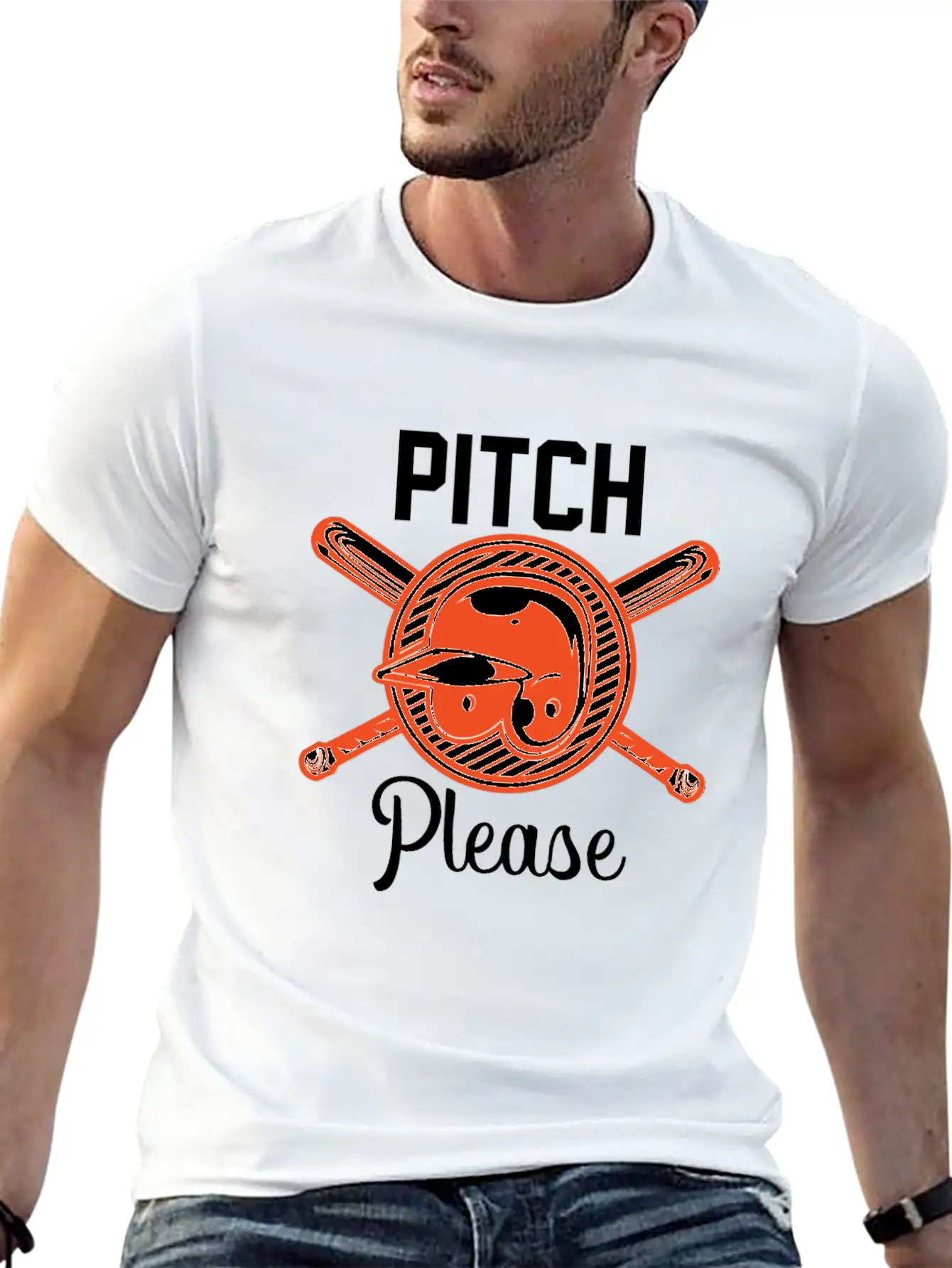 Funny Pitch Please Baseball Pun Baseball Fans Gift Comfortable Minimalist Graphic Tee – Summer Style Essential