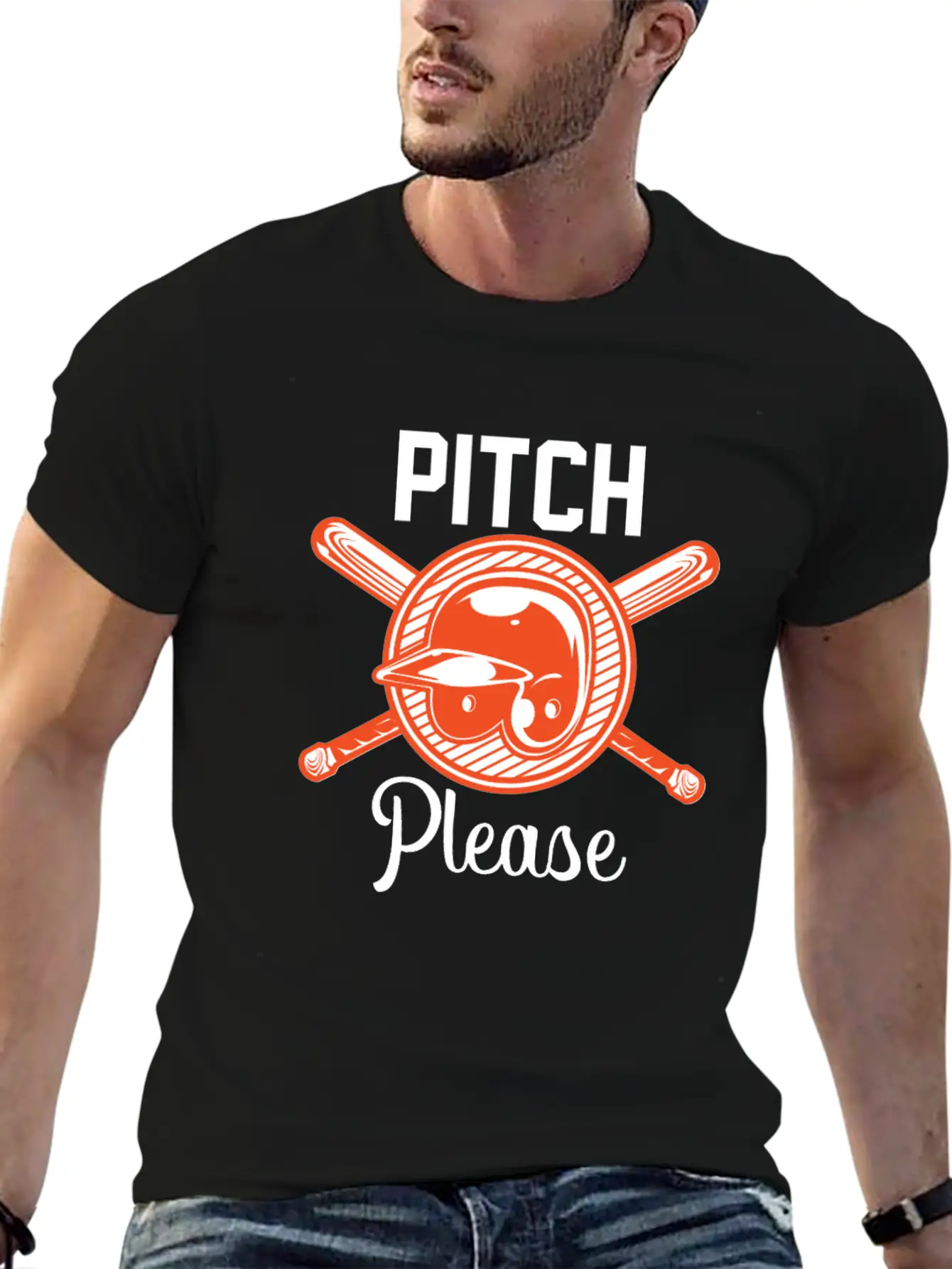Funny Pitch Please Baseball Pun Baseball Fans Gift Comfortable Minimalist Graphic Tee – Summer Style Essential
