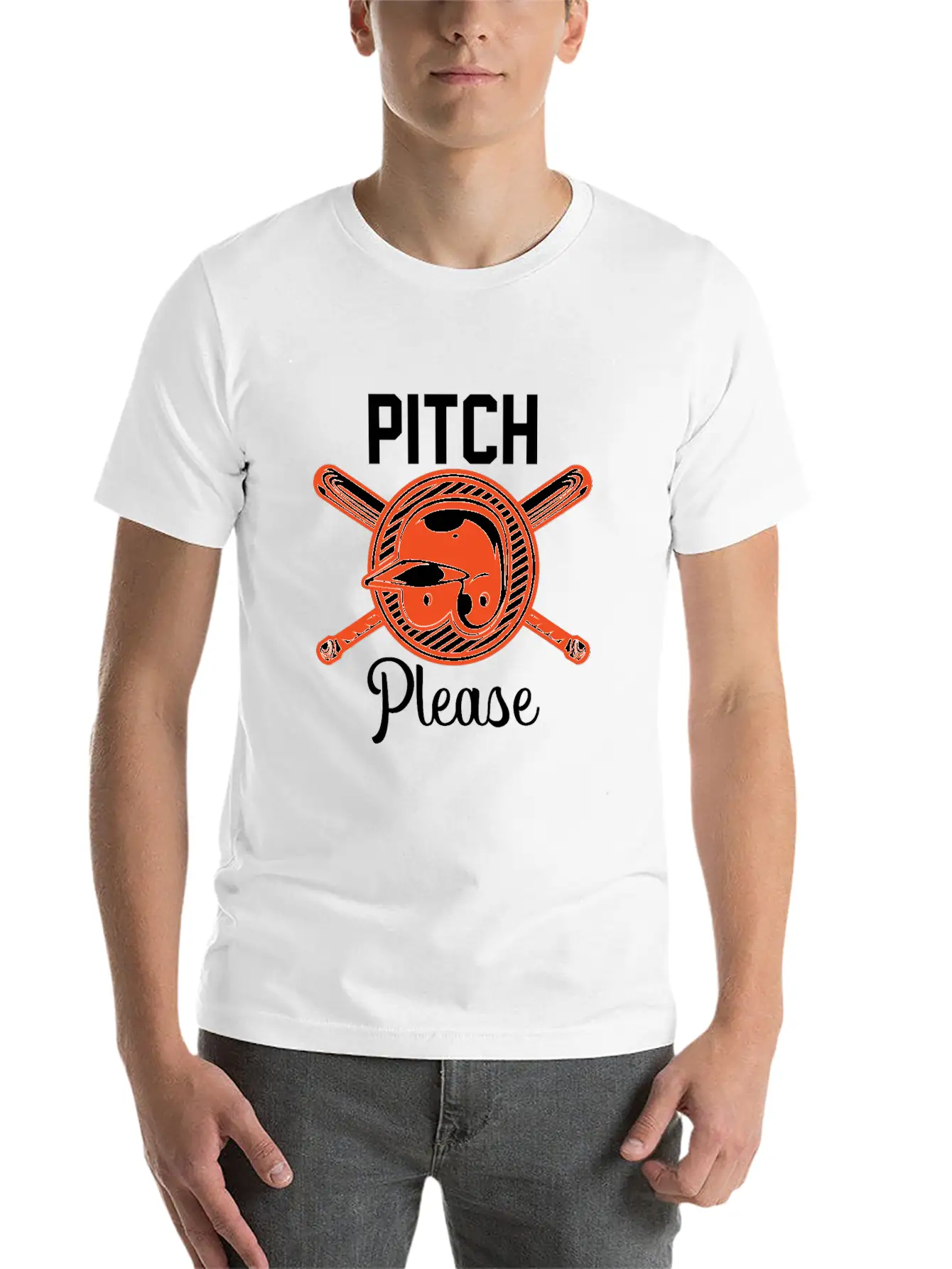 Funny Pitch Please Baseball Pun Baseball Fans Gift Comfortable Minimalist Graphic Tee – Summer Style Essential