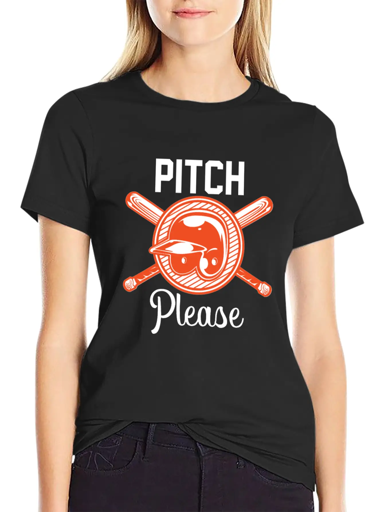 Funny Pitch Please Baseball Pun Baseball Fans Gift Comfortable Minimalist Graphic Tee – Summer Style Essential