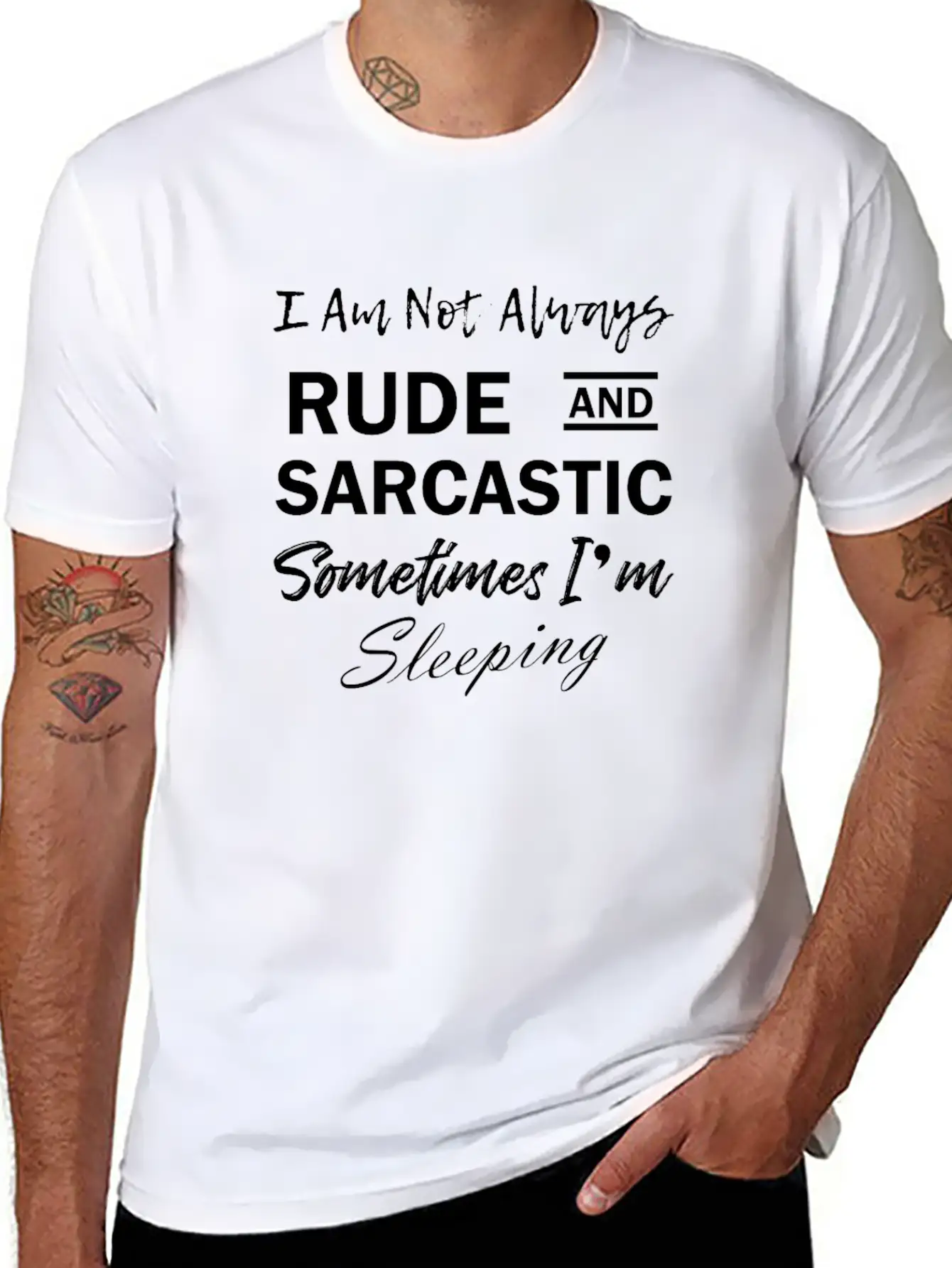 Funny Quote Rude & Sarcastic Timeless Short Sleeve Tee – Comfy And Minimalist Design