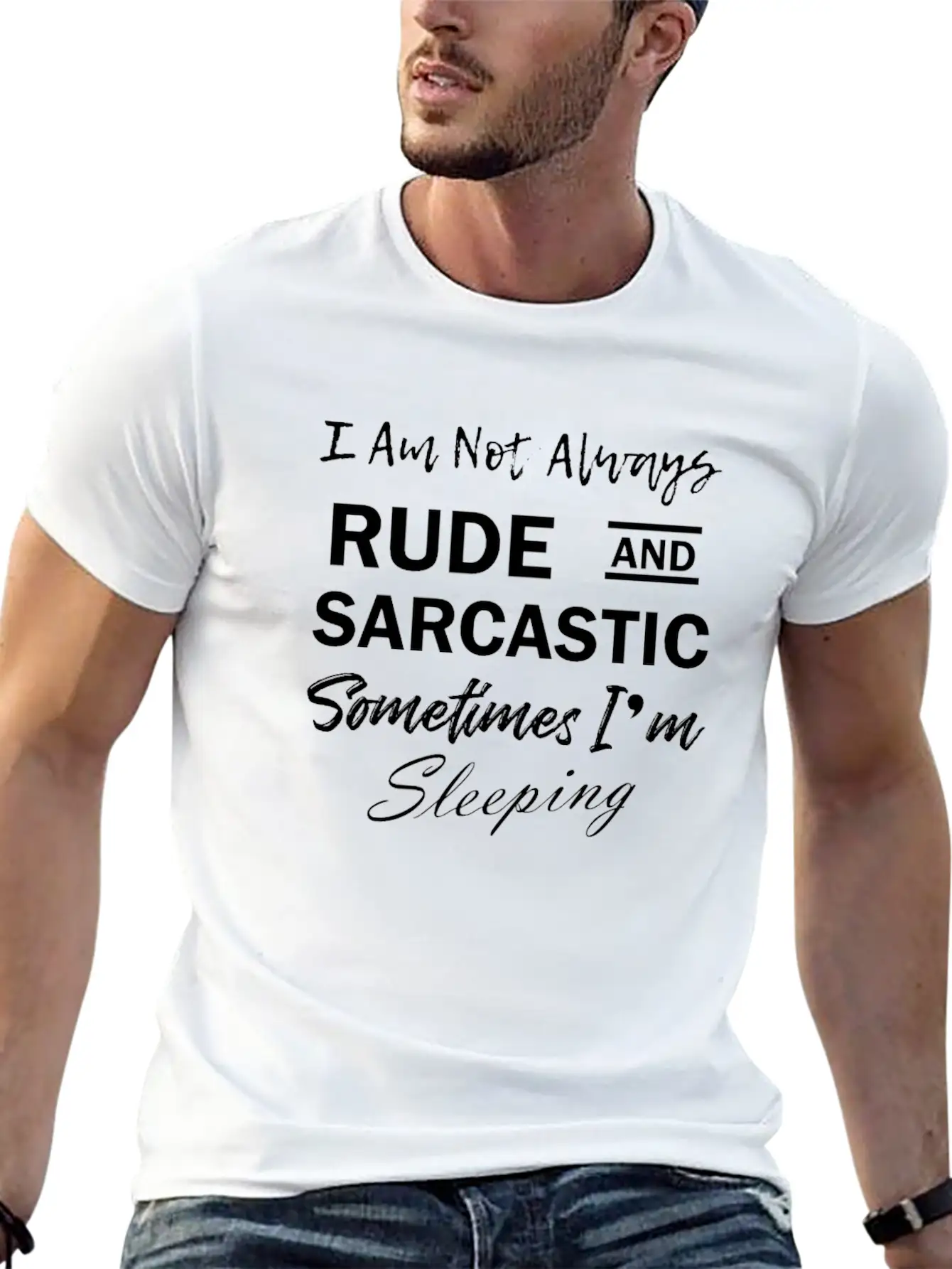 Funny Quote Rude & Sarcastic Timeless Short Sleeve Tee – Comfy And Minimalist Design