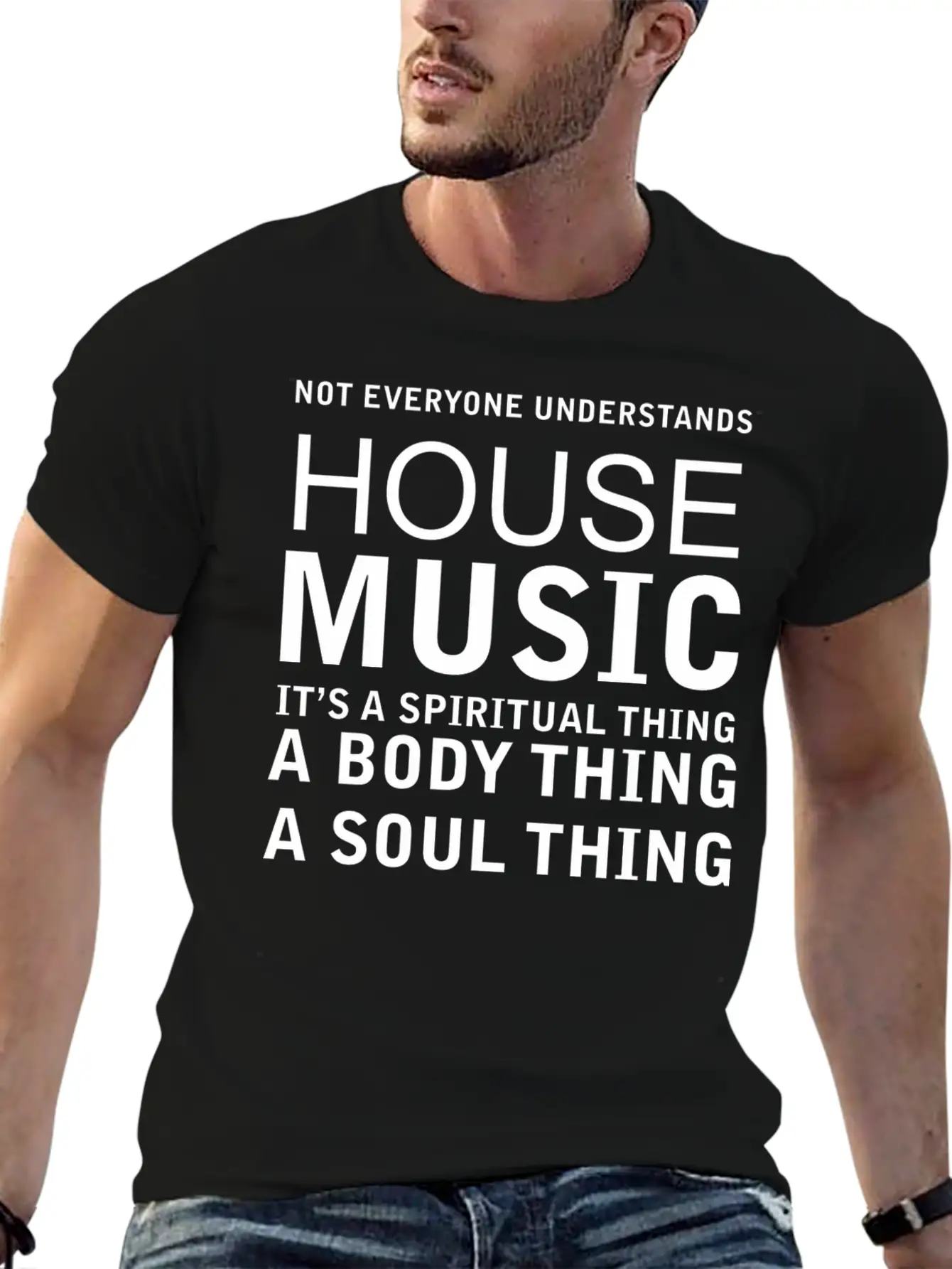 Funny Quotes - Music Basic Graphic T-Shirt – Daily Comfort In Soft Cotton
