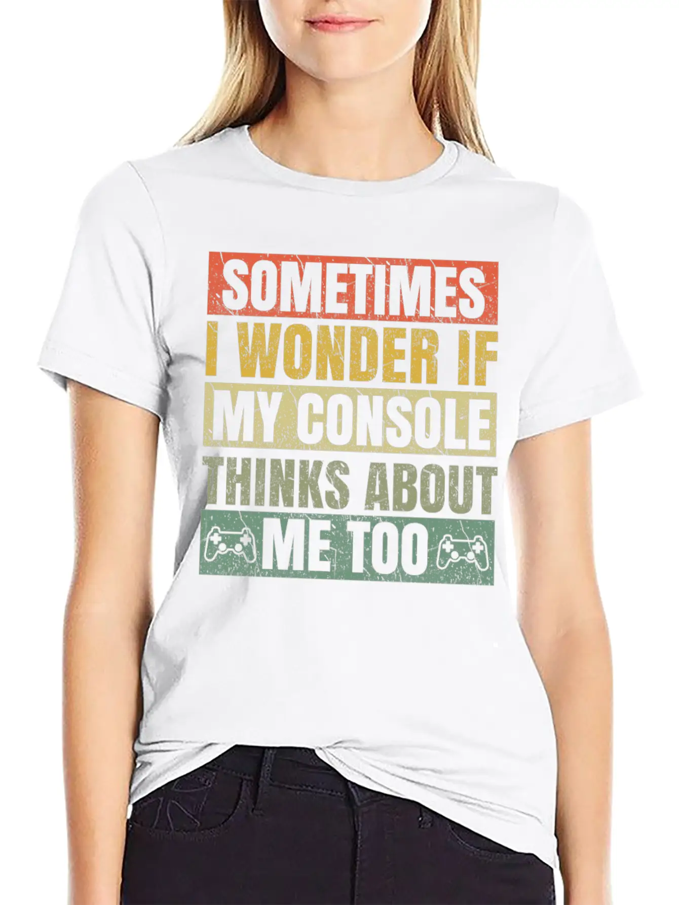 Funny Retro Console Video Game Lover Gaming Timeless Short Sleeve Tee – Comfy And Minimalist Design