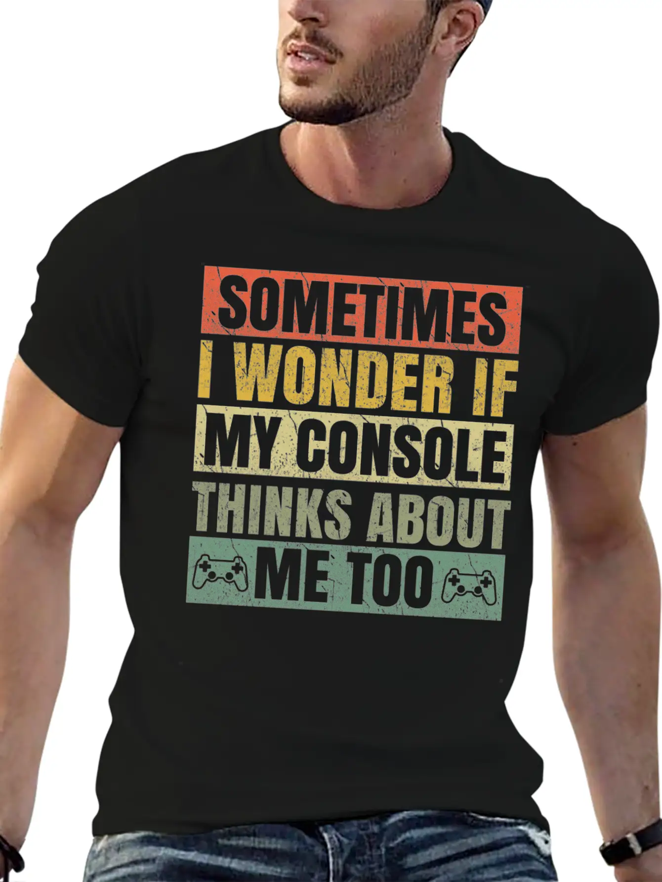Funny Retro Console Video Game Lover Gaming Timeless Short Sleeve Tee – Comfy And Minimalist Design
