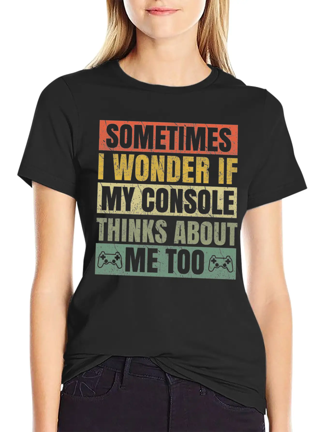Funny Retro Console Video Game Lover Gaming Timeless Short Sleeve Tee – Comfy And Minimalist Design