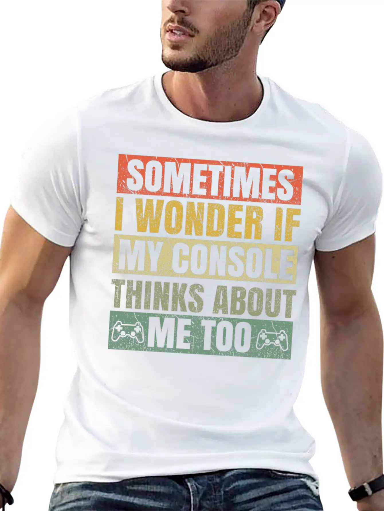 Funny Retro Console Video Game Lover Gaming Timeless Short Sleeve Tee – Comfy And Minimalist Design