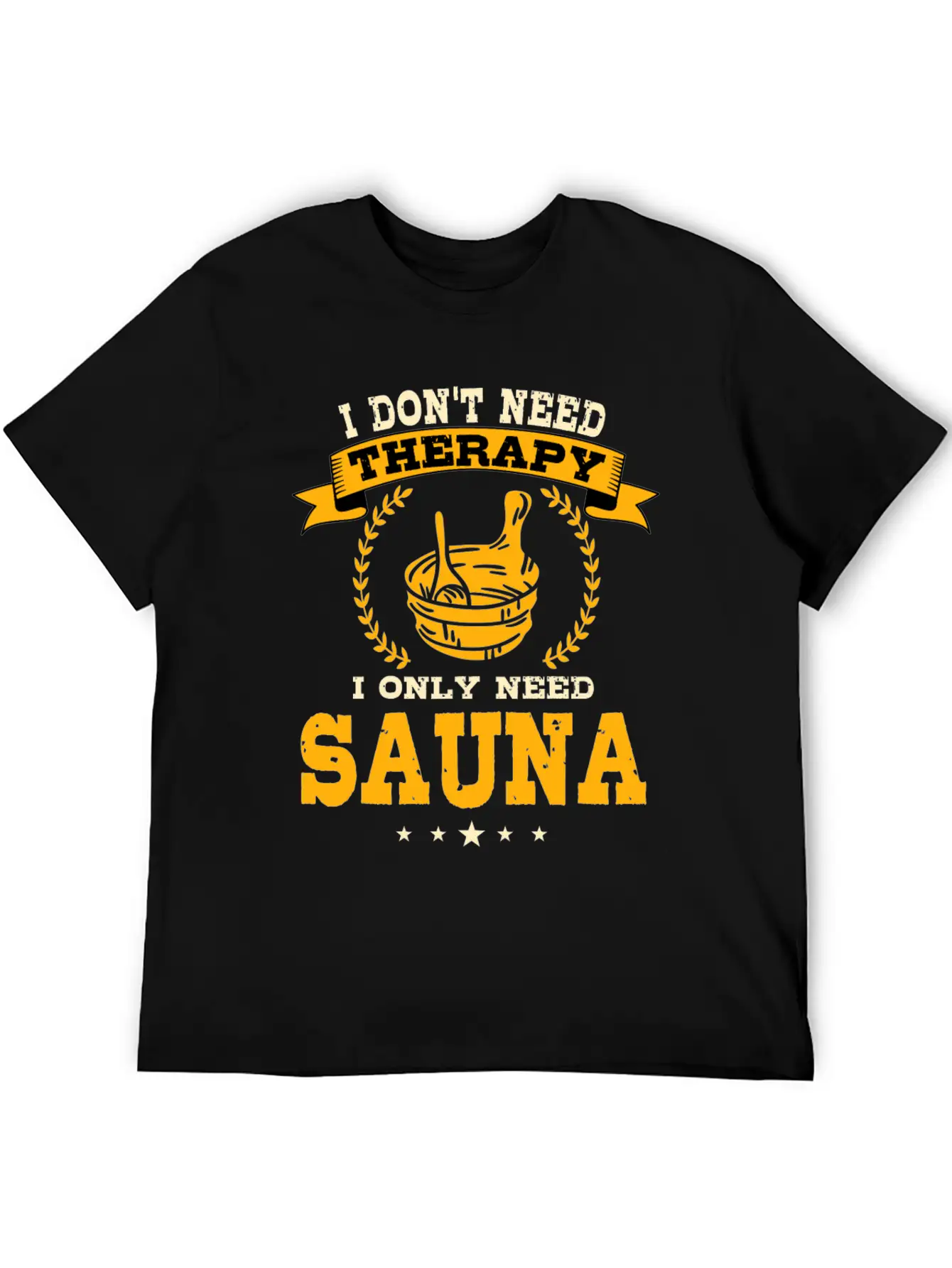 Funny Sauna Quote Unisex Short Sleeve Soft Cotton T-Shirt – Casual Everyday Wear