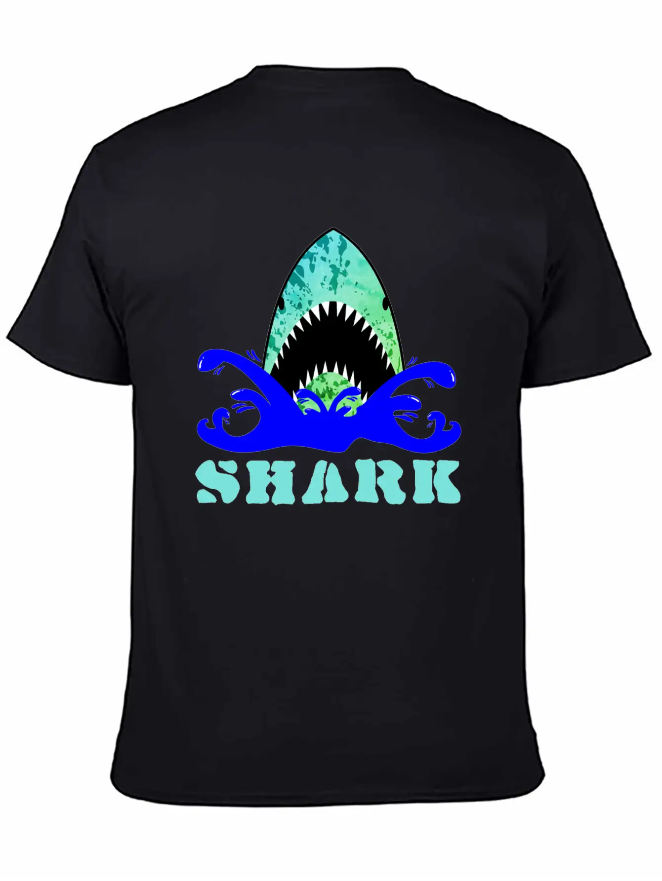 Funny Shark Comfortable Minimalist Graphic Tee – Summer Style Essential