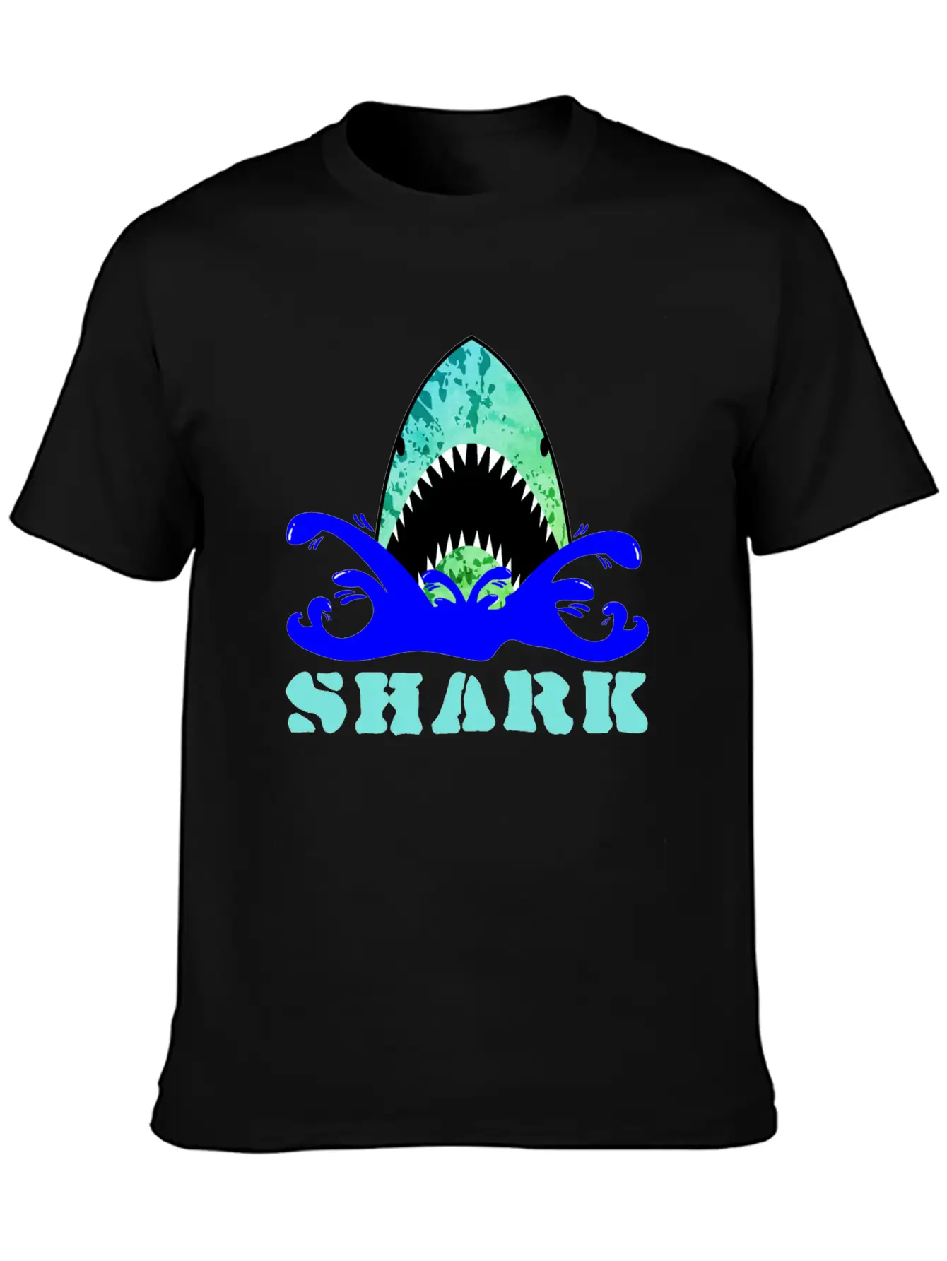 Funny Shark Comfortable Minimalist Graphic Tee – Summer Style Essential