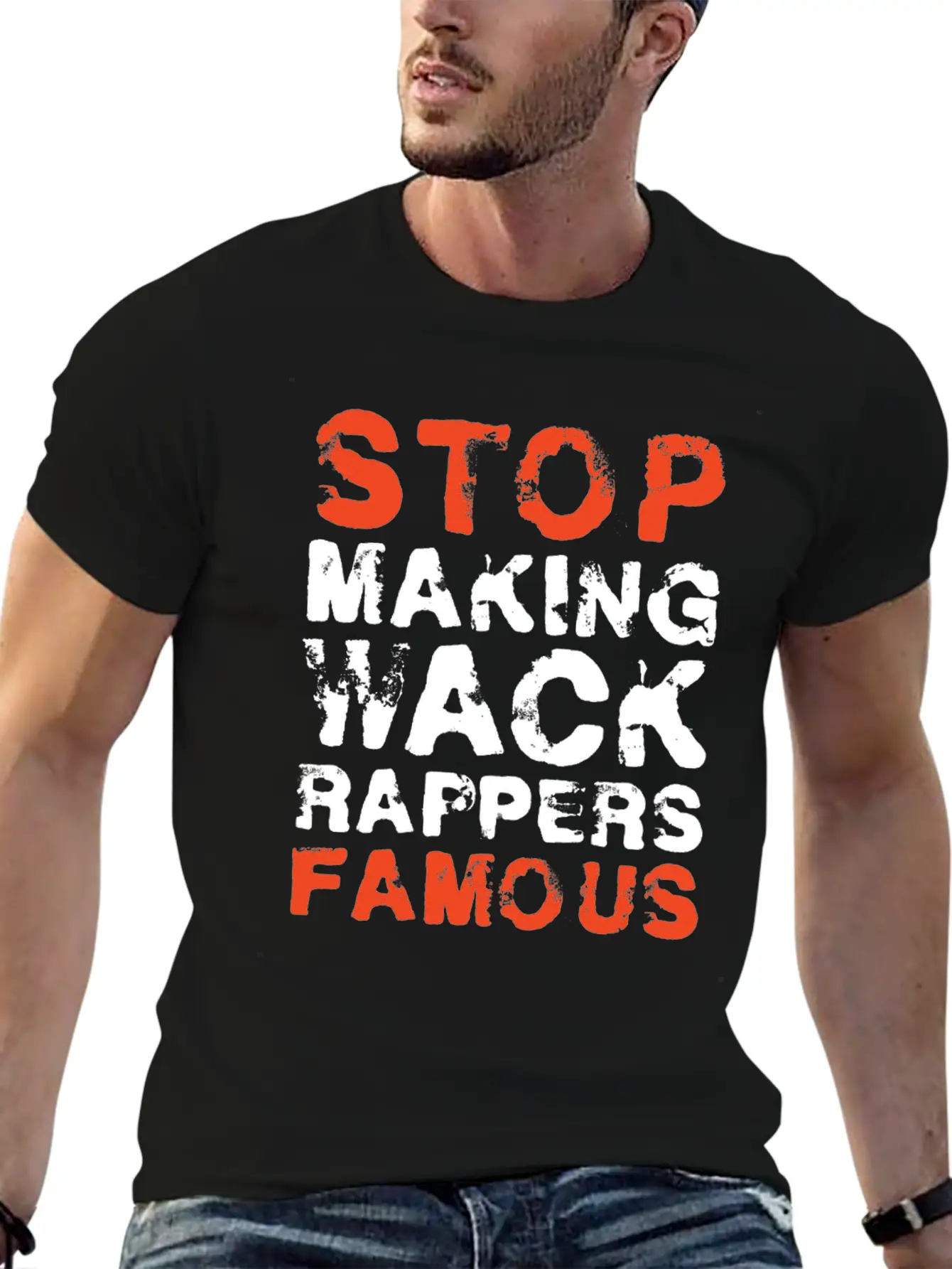 Funny Stop Making Wack Rappers Famous Rap Gift Comfortable Minimalist Graphic Tee – Summer Style Essential