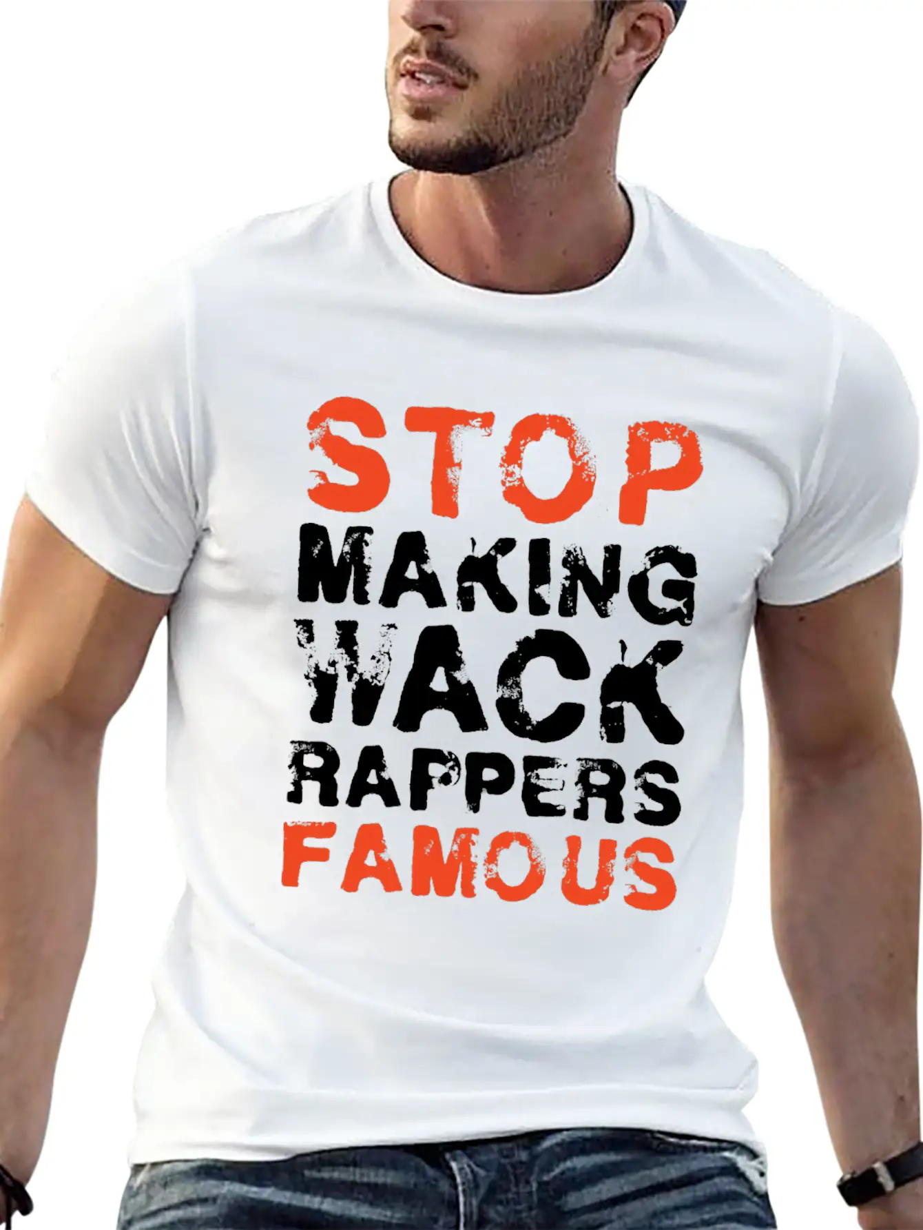 Funny Stop Making Wack Rappers Famous Rap Gift Comfortable Minimalist Graphic Tee – Summer Style Essential